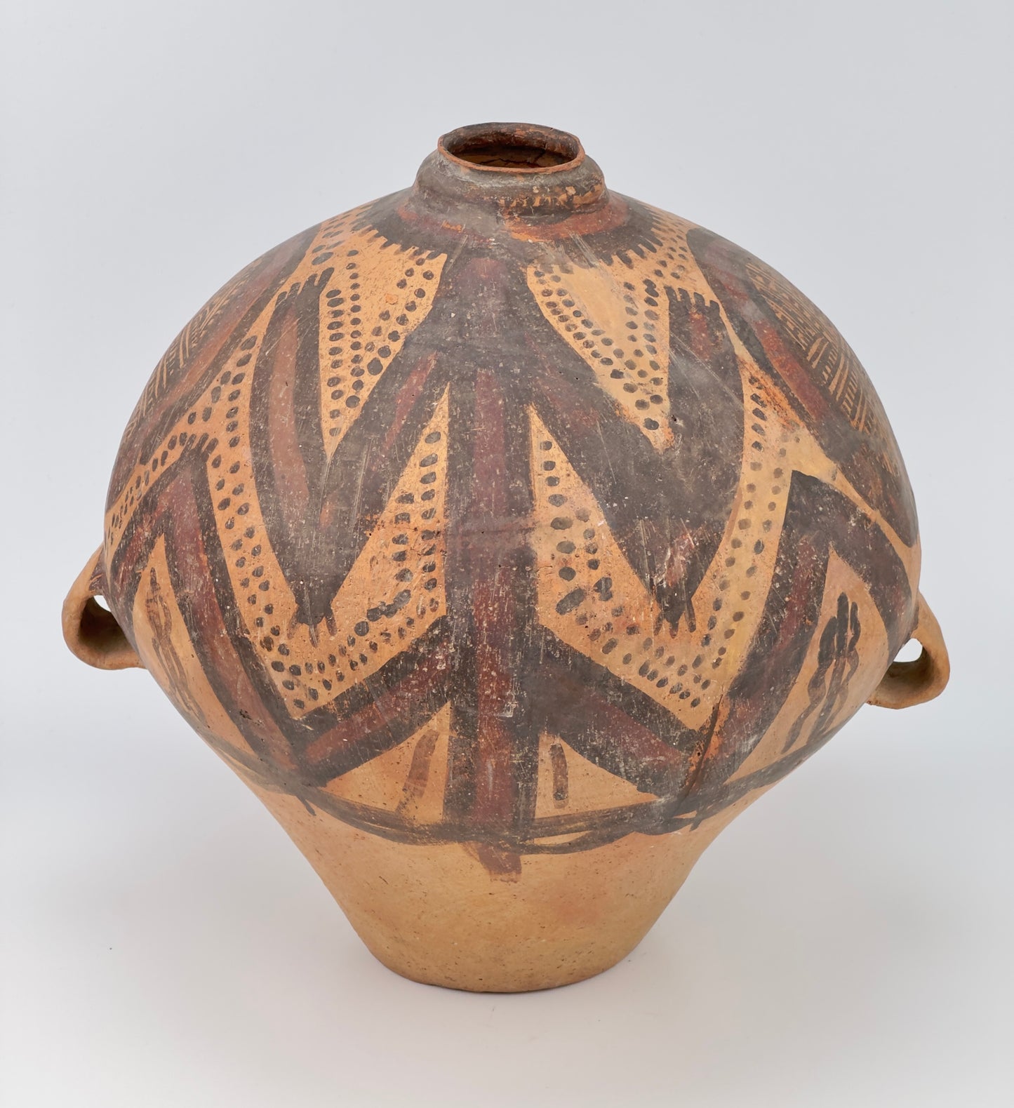 Jar with Painted Decoration of "Frog" Pattern, Neolithic Period