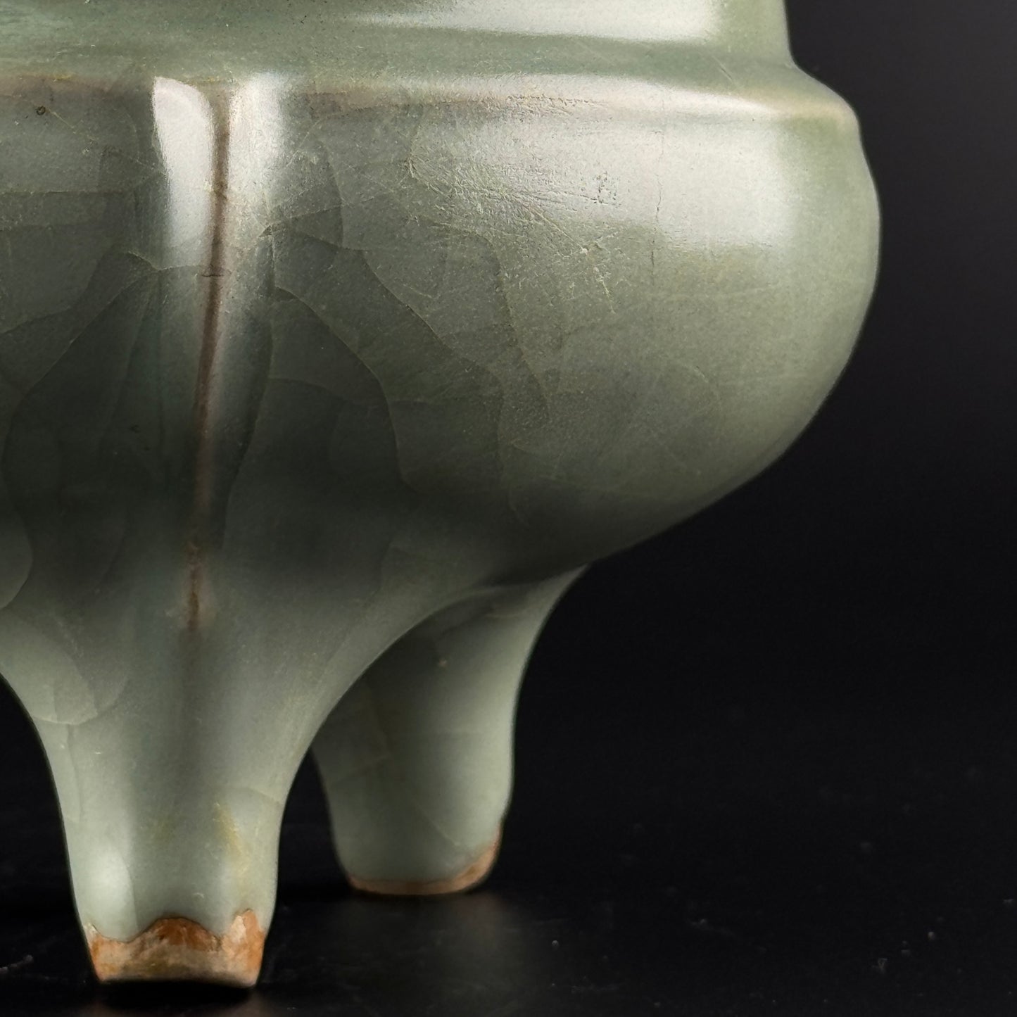 Longquan Celadon Tripod Incense Burner, Song Dynasty