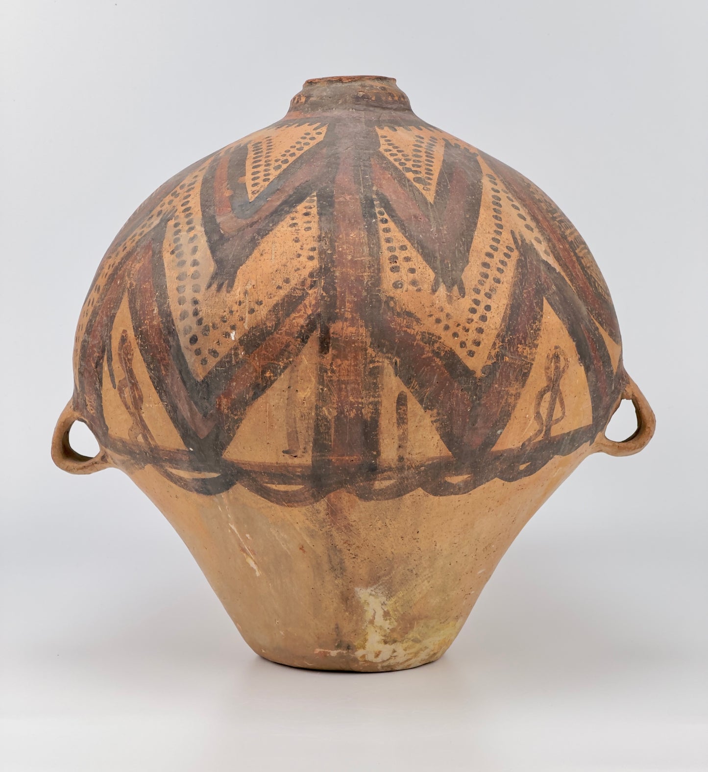 Jar with Painted Decoration of "Frog" Pattern, Neolithic Period