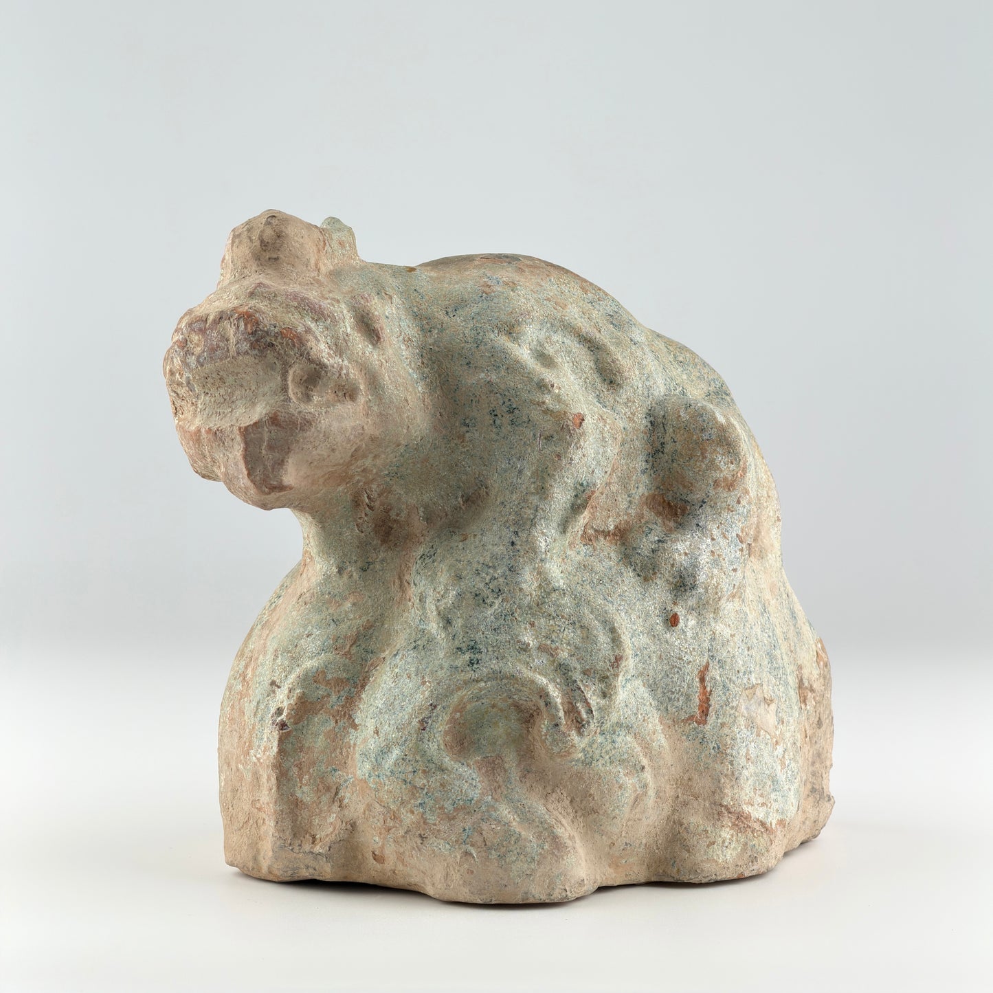 Green-glazed model of a Haitai, Han dynasty