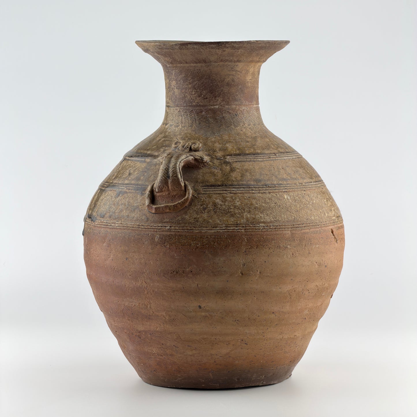 Yue Stoneware Jar(Hu Vessel), Han Dynasty