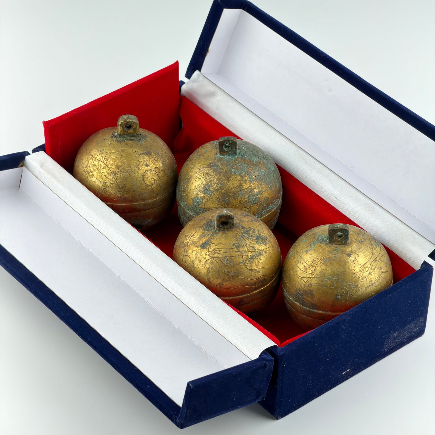 Set of Four Gilt-Bronze Bells