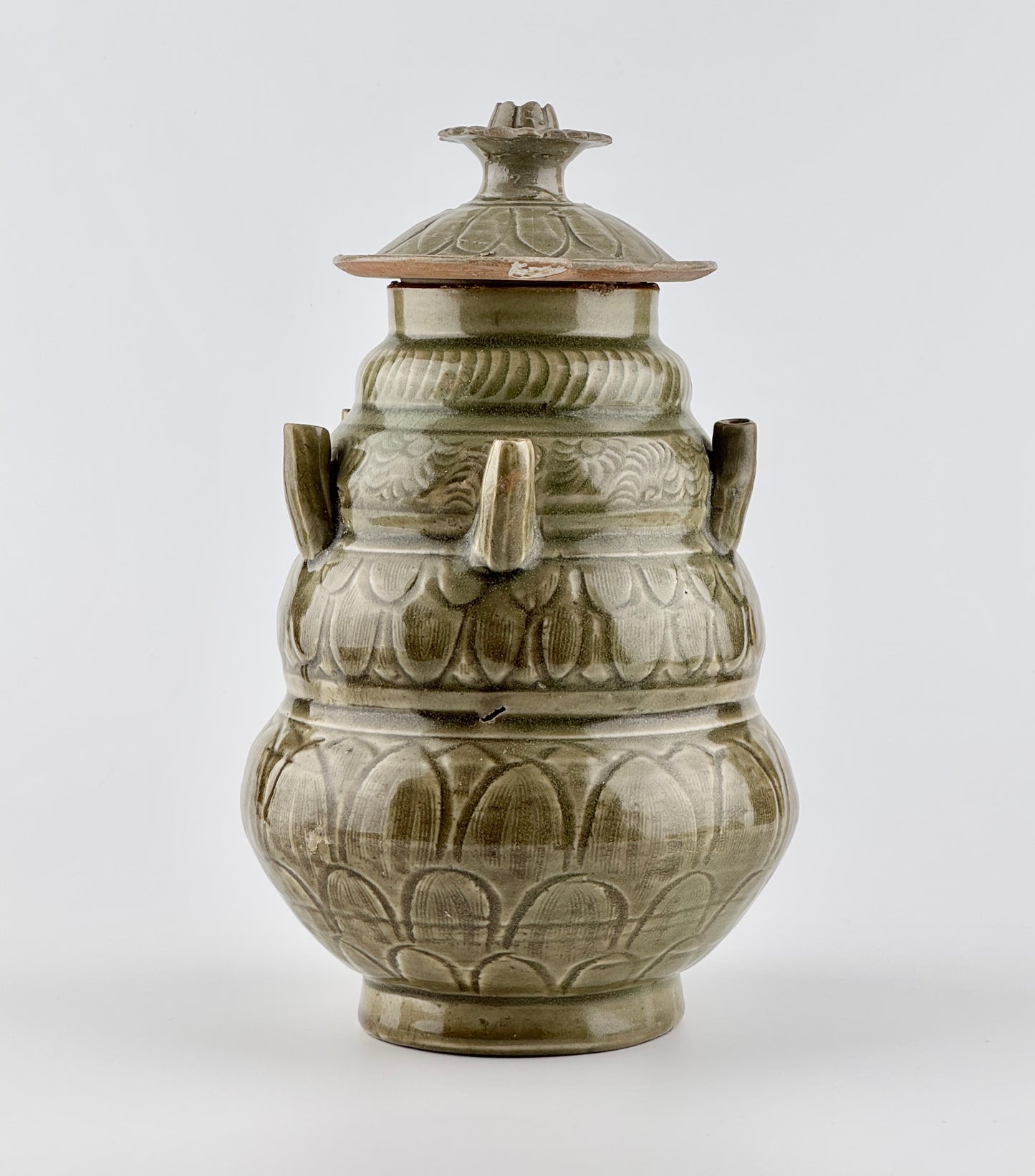 A Longquan Celadon Five-spouted Jar, Northern Song Dynasty (Ad 960-1127)