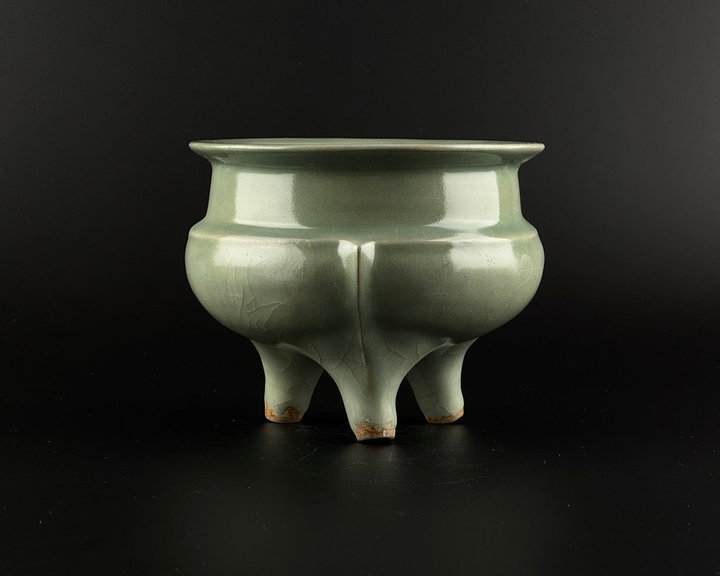 Longquan Celadon Tripod Incense Burner, Song Dynasty