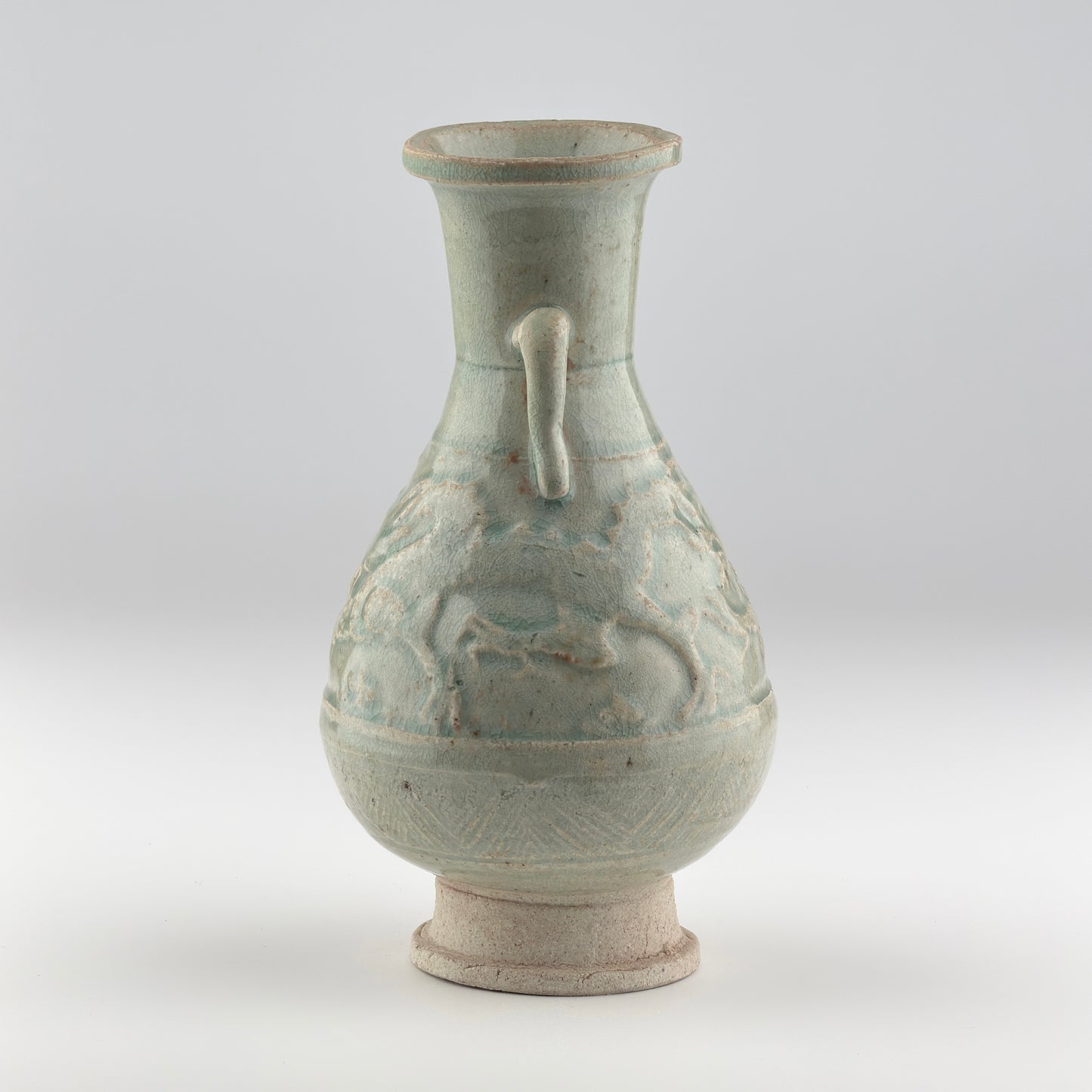 Qingbai Ware with two dragons, Yuan Dynasty, 14th century