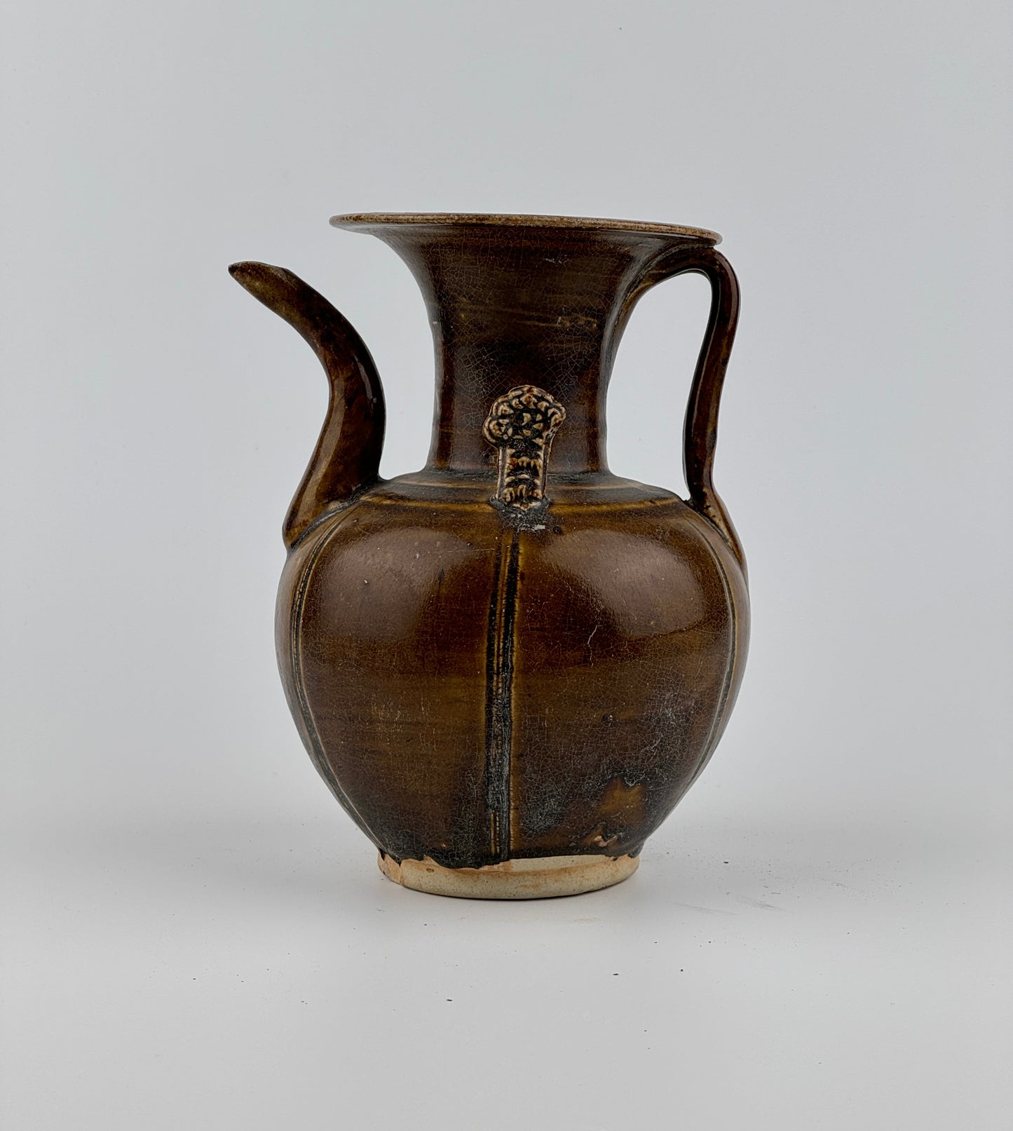 Brown Glazed Ceramic Ewer, Song Dynasty