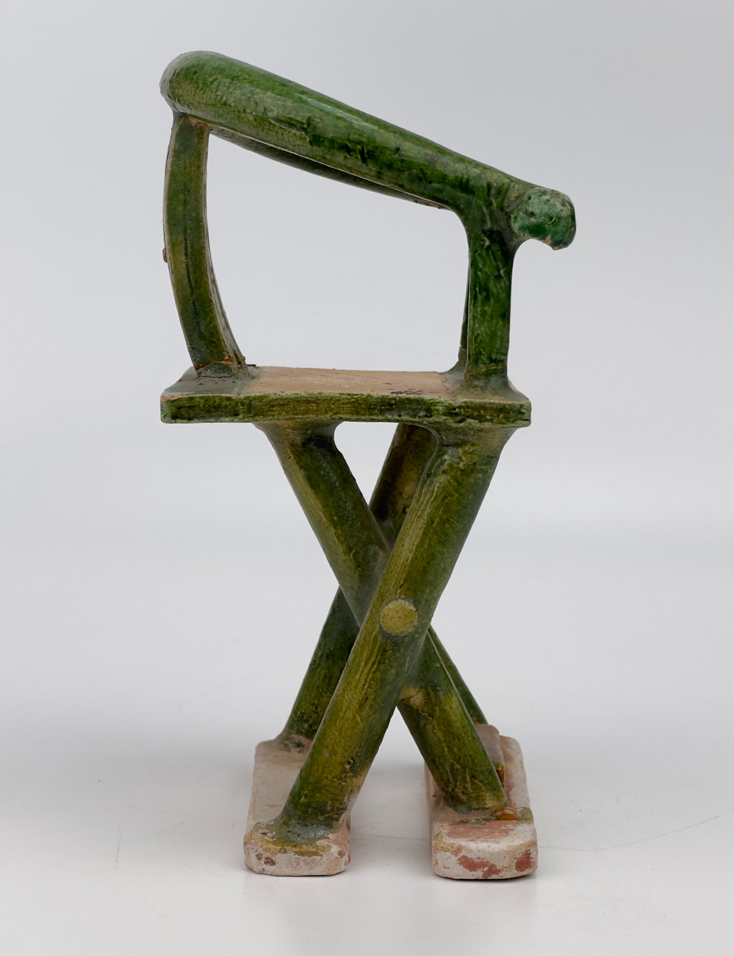 Pottery Model of a Folding Chair, 16th century, Ming dynasty