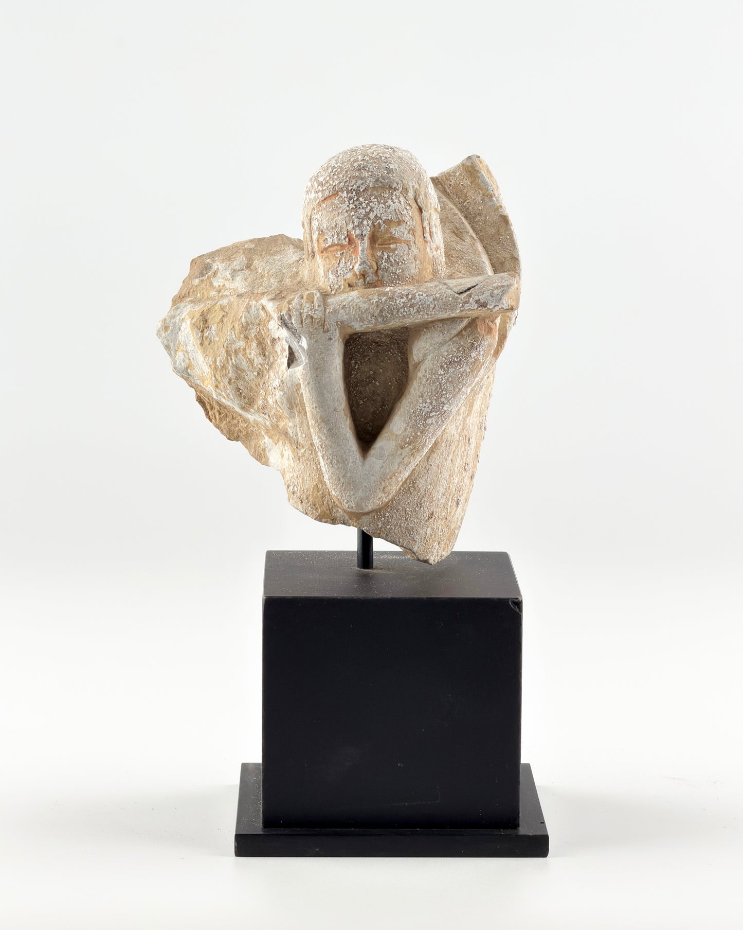 Celestial being(Apsara) Stone Statue, Northern Wei-Tang Dynasties