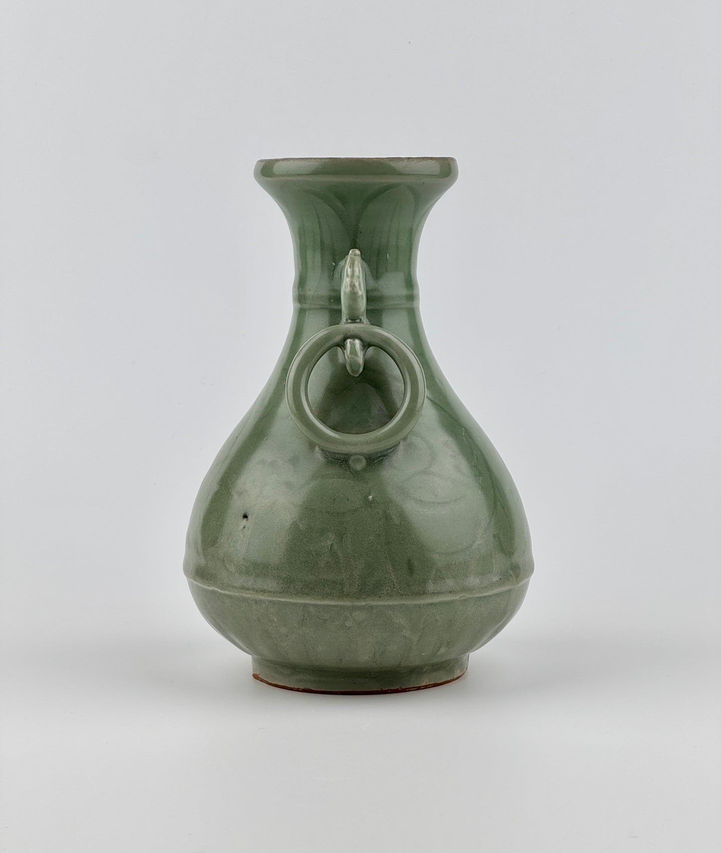 Carved Longquan Celadon Vase, Yuan-Ming Dynasty