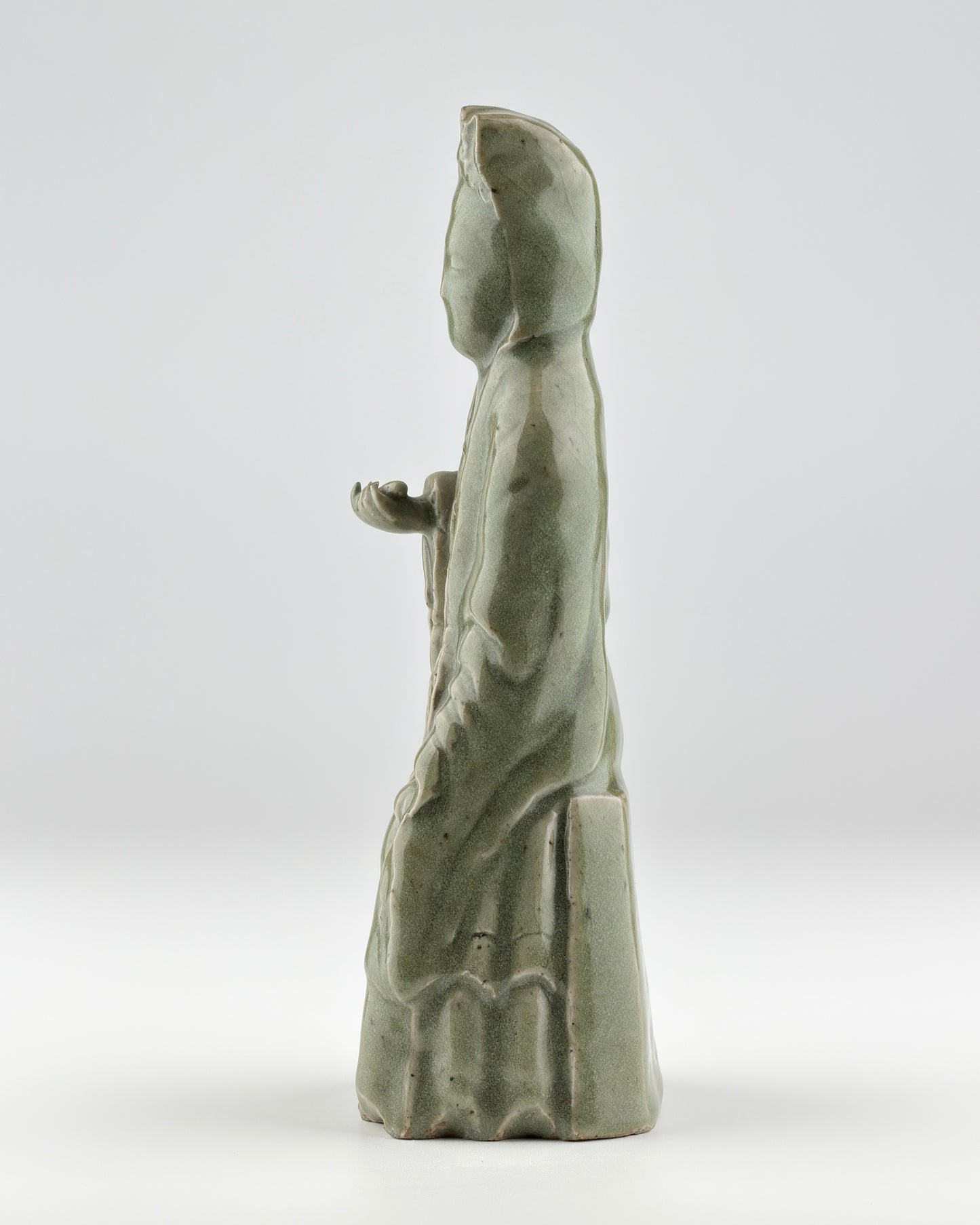 Longquan Celadon Figurine, Ming Dynasty (1368-1644)