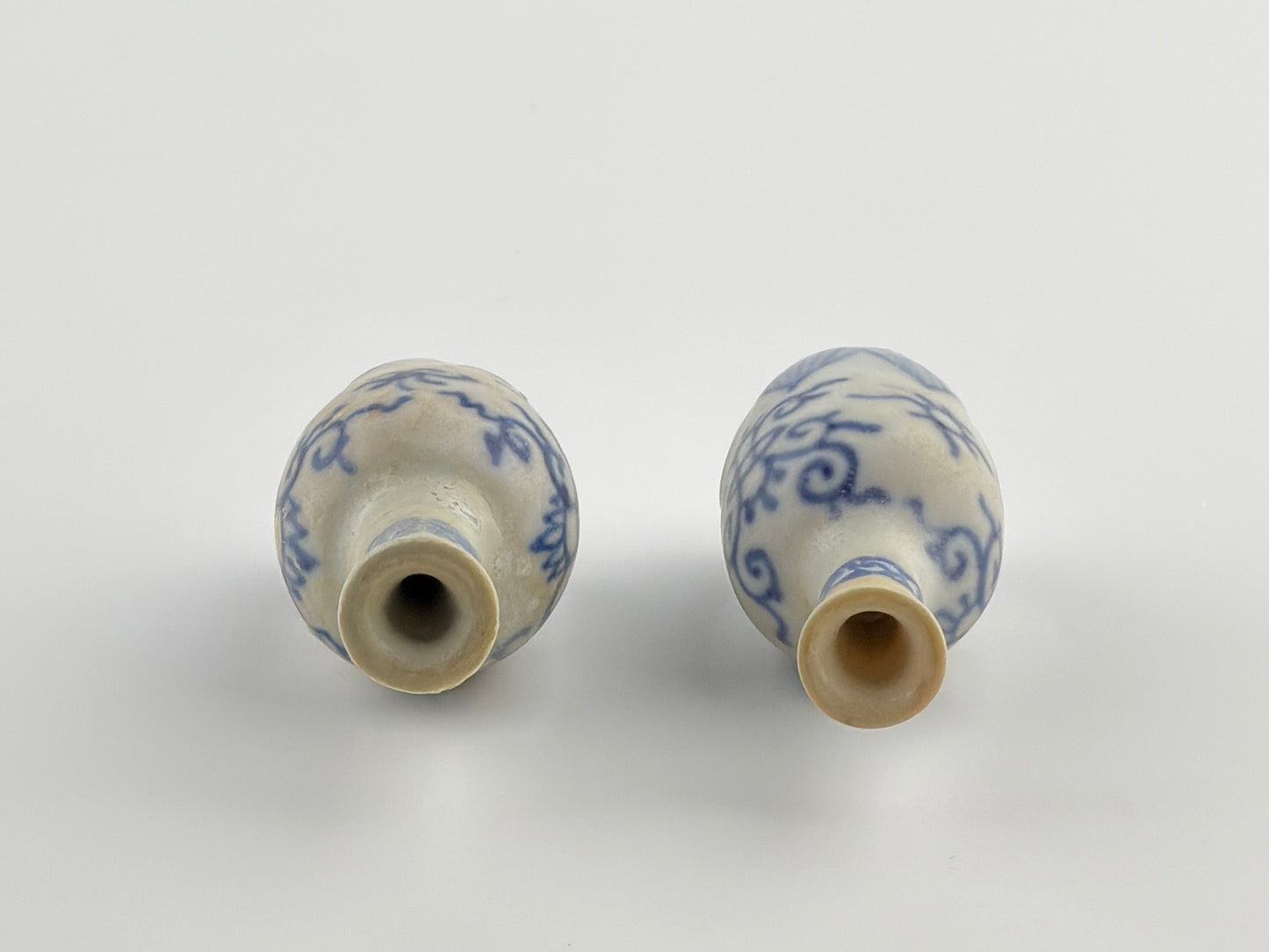Two Blue and White Miniature Vases, C 1725, Qing Dynasty, Yongzheng Era