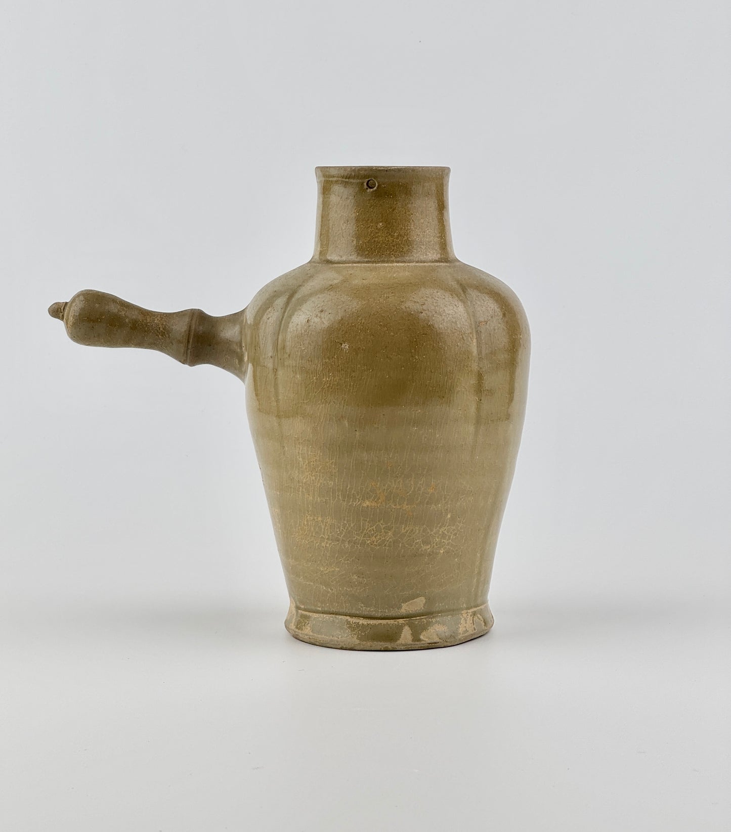 Celadon Ewer with Straight Handle, Tang to Northern Song Dynasty