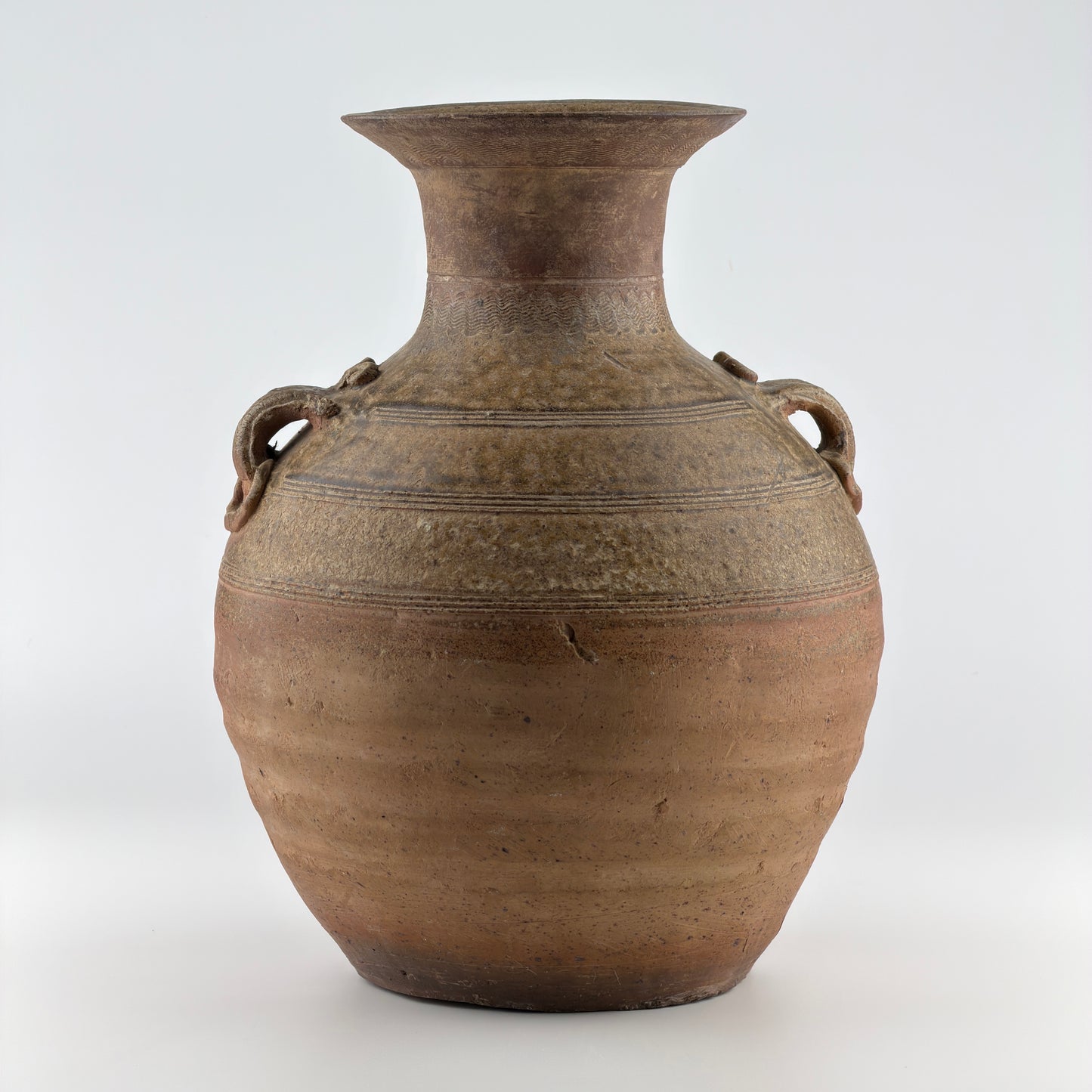 Yue Stoneware Jar(Hu Vessel), Han Dynasty