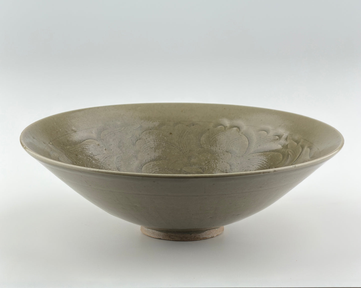 Carved 'Yaozhou' Celadon-Glazed Bowl, Song Dynasty