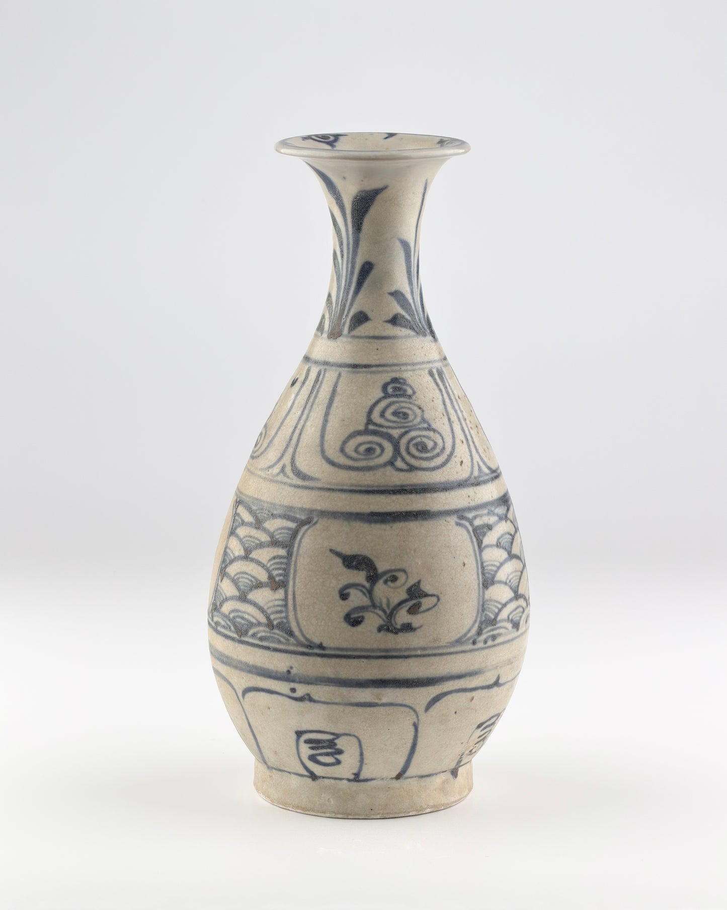 ANNAMESE STONEWARE WITH COBALT UNDERGLAZE BLUE, HOI AN HOARD, LATE 15TH CENTURY