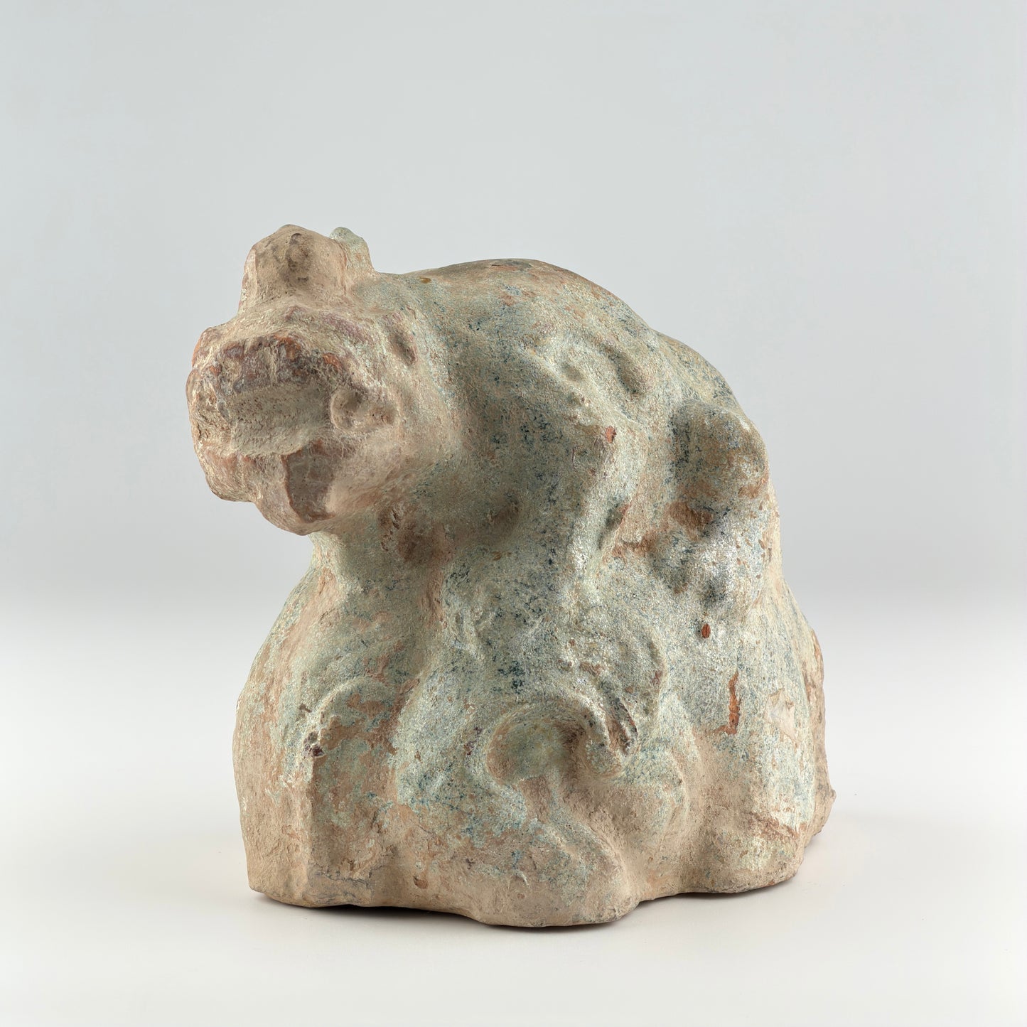 Green-glazed model of a Haitai, Han dynasty