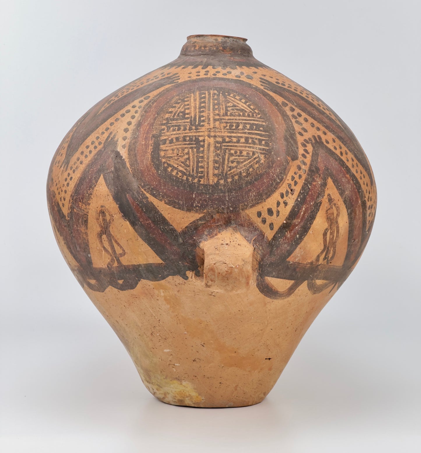 Jar with Painted Decoration of "Frog" Pattern, Neolithic Period