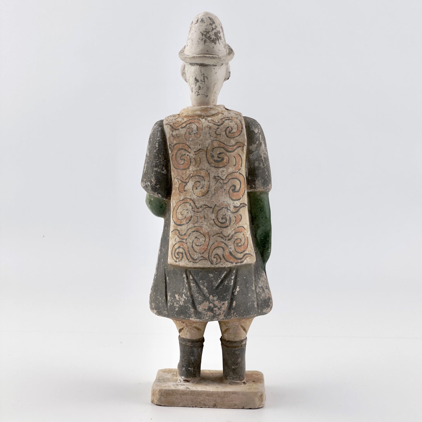 Rare Figure of an Attendant Wearing Swirling Pattern Vest, Ming Dynasty(1368-1644)