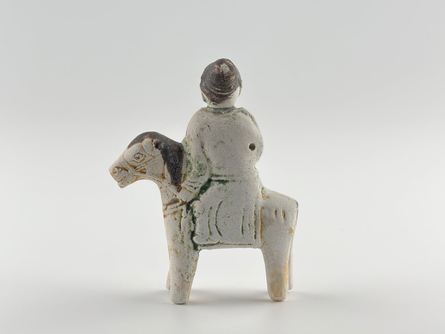 Horse and Rider Figurine c1725, Qing Dynasty, Yongzheng Reign