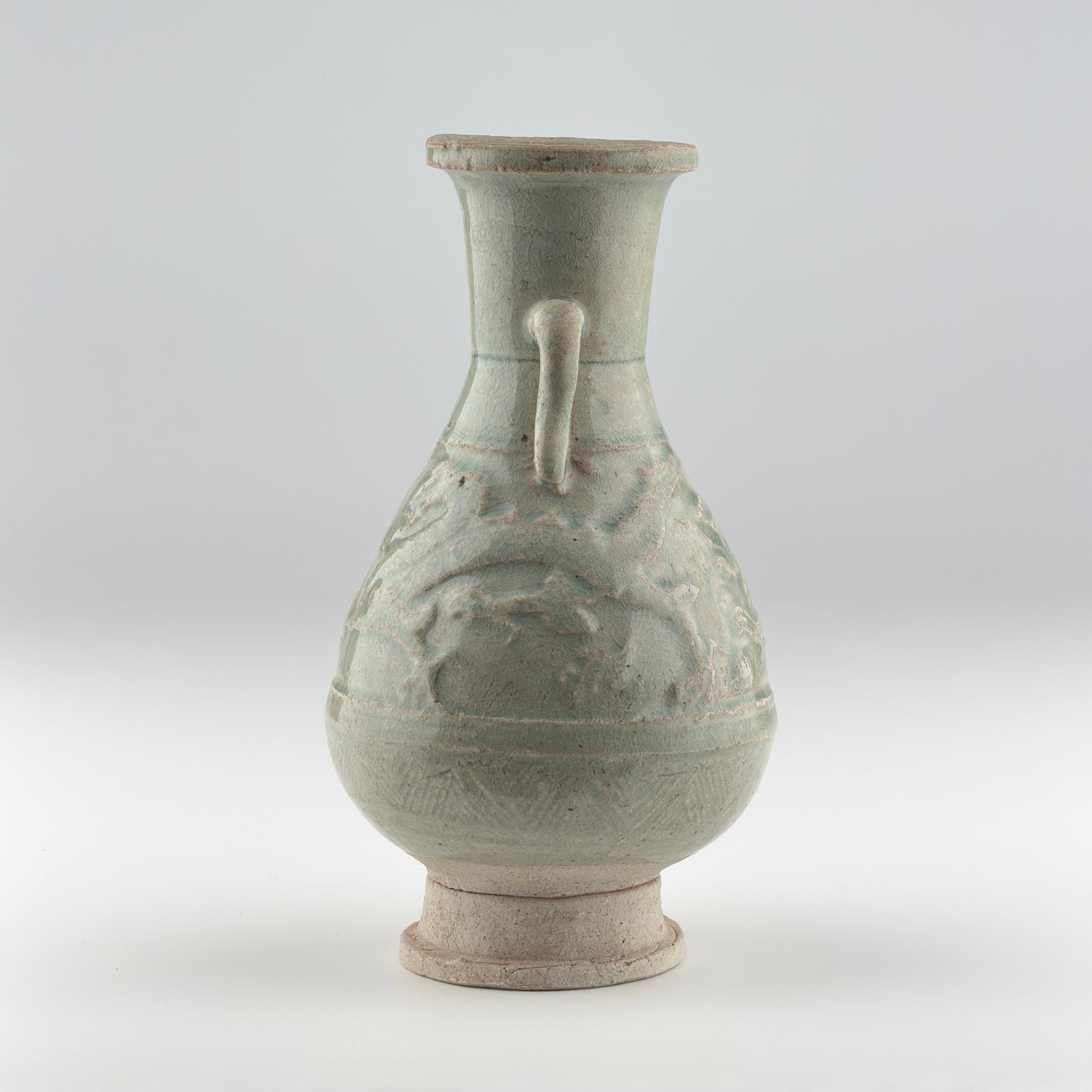 Qingbai Ware with two dragons, Yuan Dynasty, 14th century