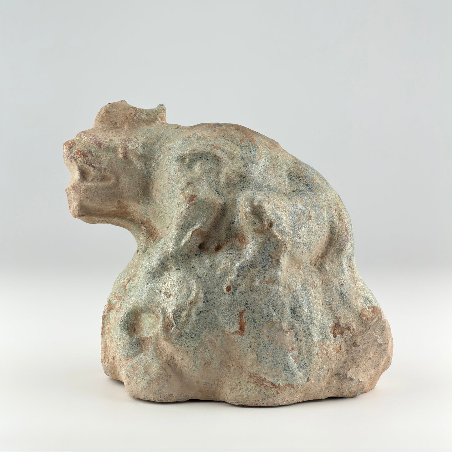 Green-glazed model of a Haitai, Han dynasty