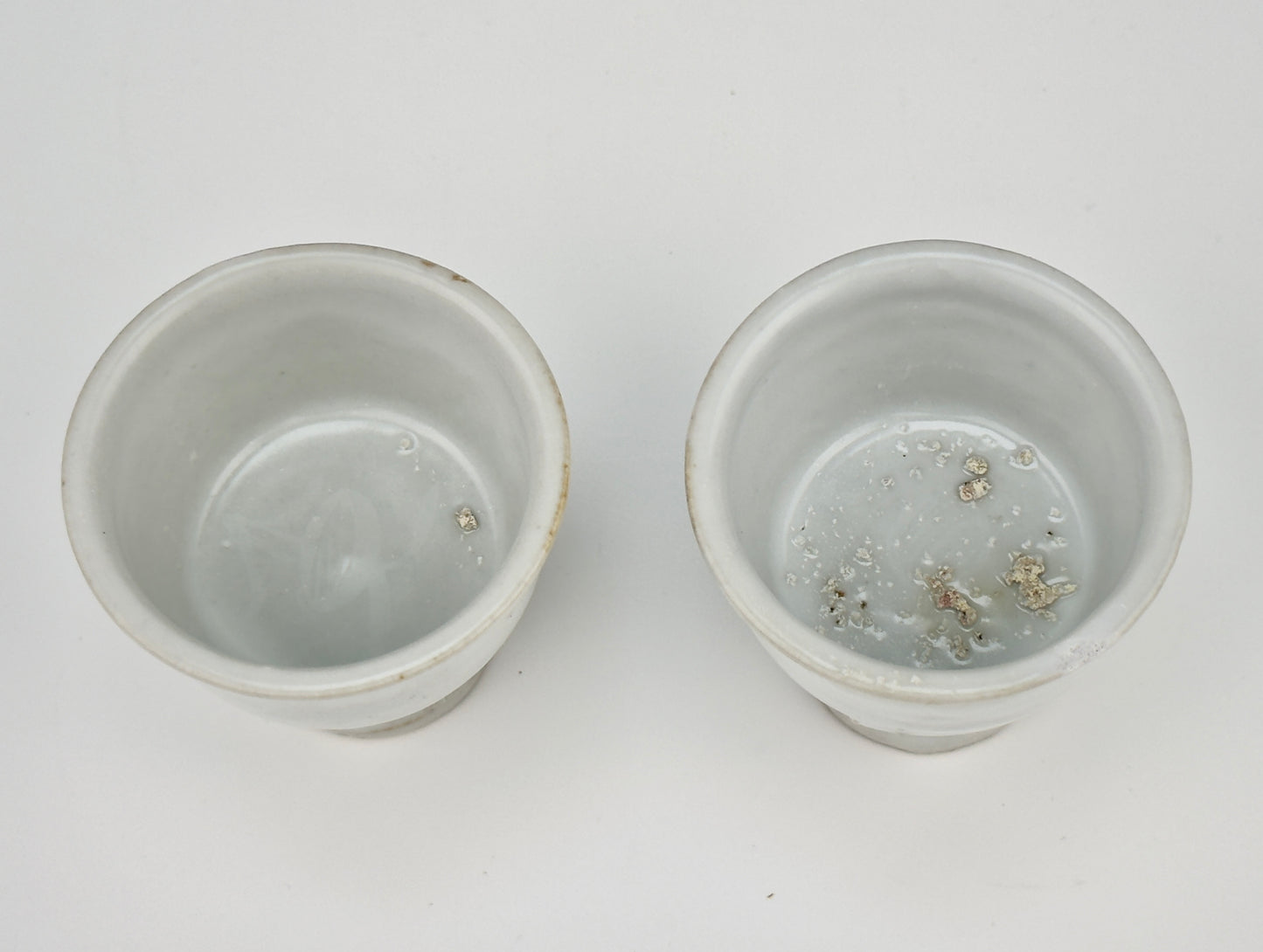 Pair of Small White porcelain Cup, Late Ming Era(16-17th Century)