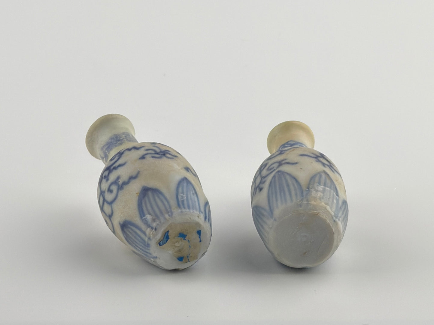 Two Blue and White Miniature Vases, C 1725, Qing Dynasty, Yongzheng Era