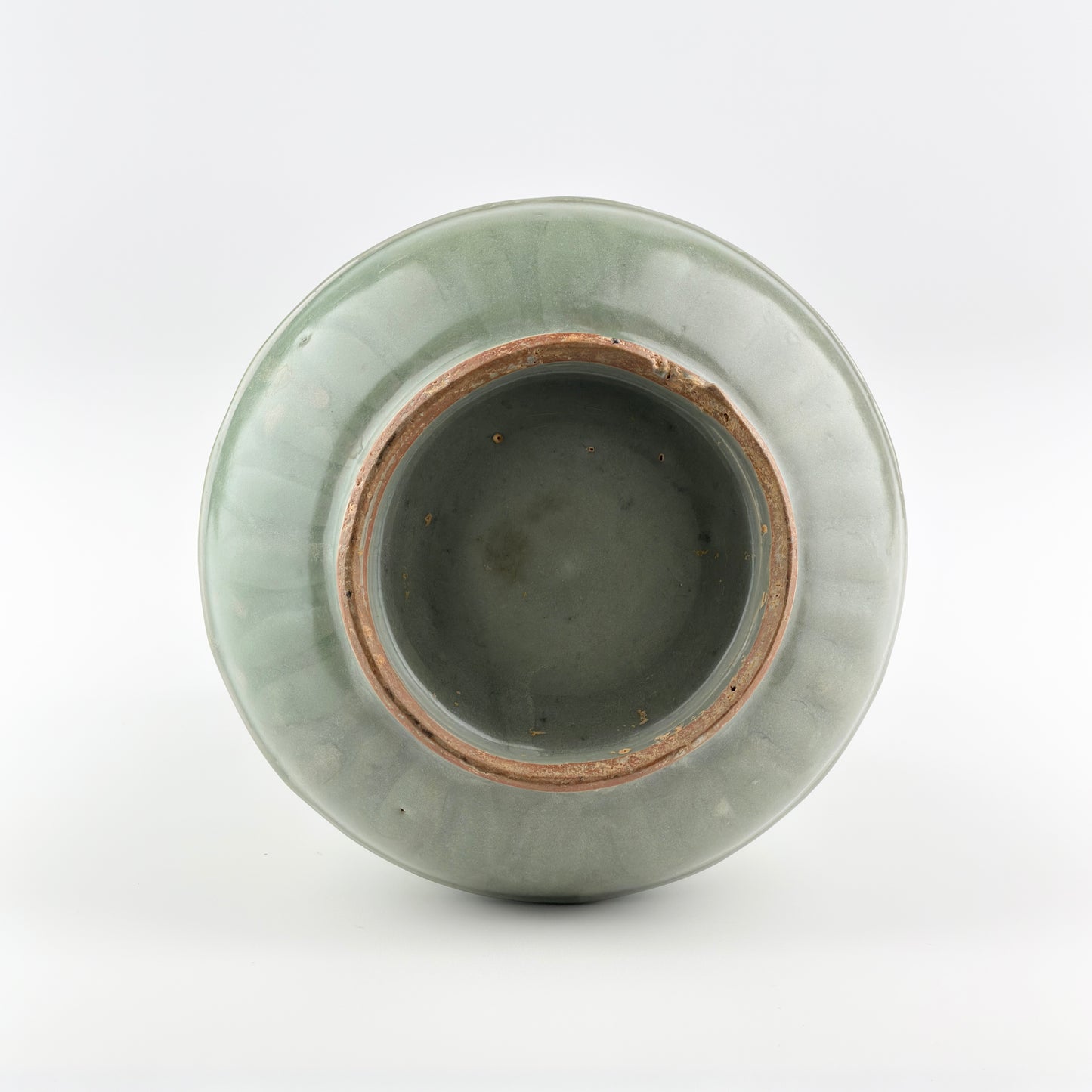 Carved Longquan Celadon Vase, Yuan-Ming Dynasty