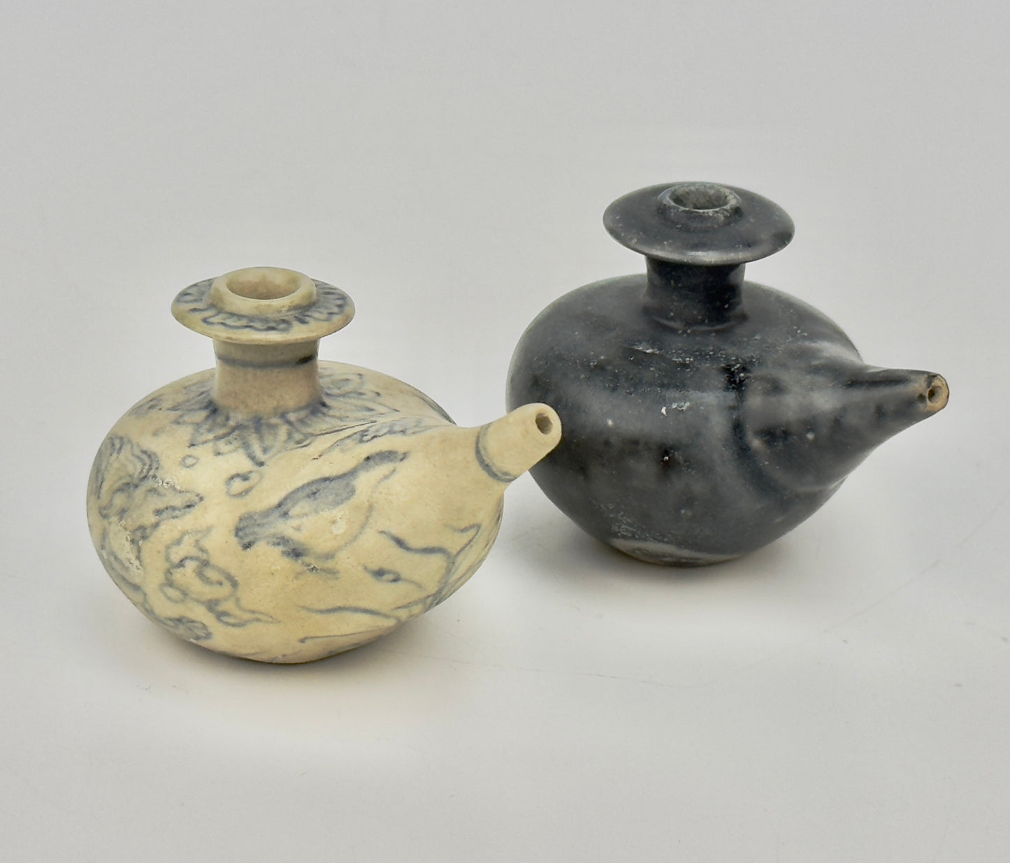 Two Annamese Miniature Waterdropper, 15th century, Le Dynasty