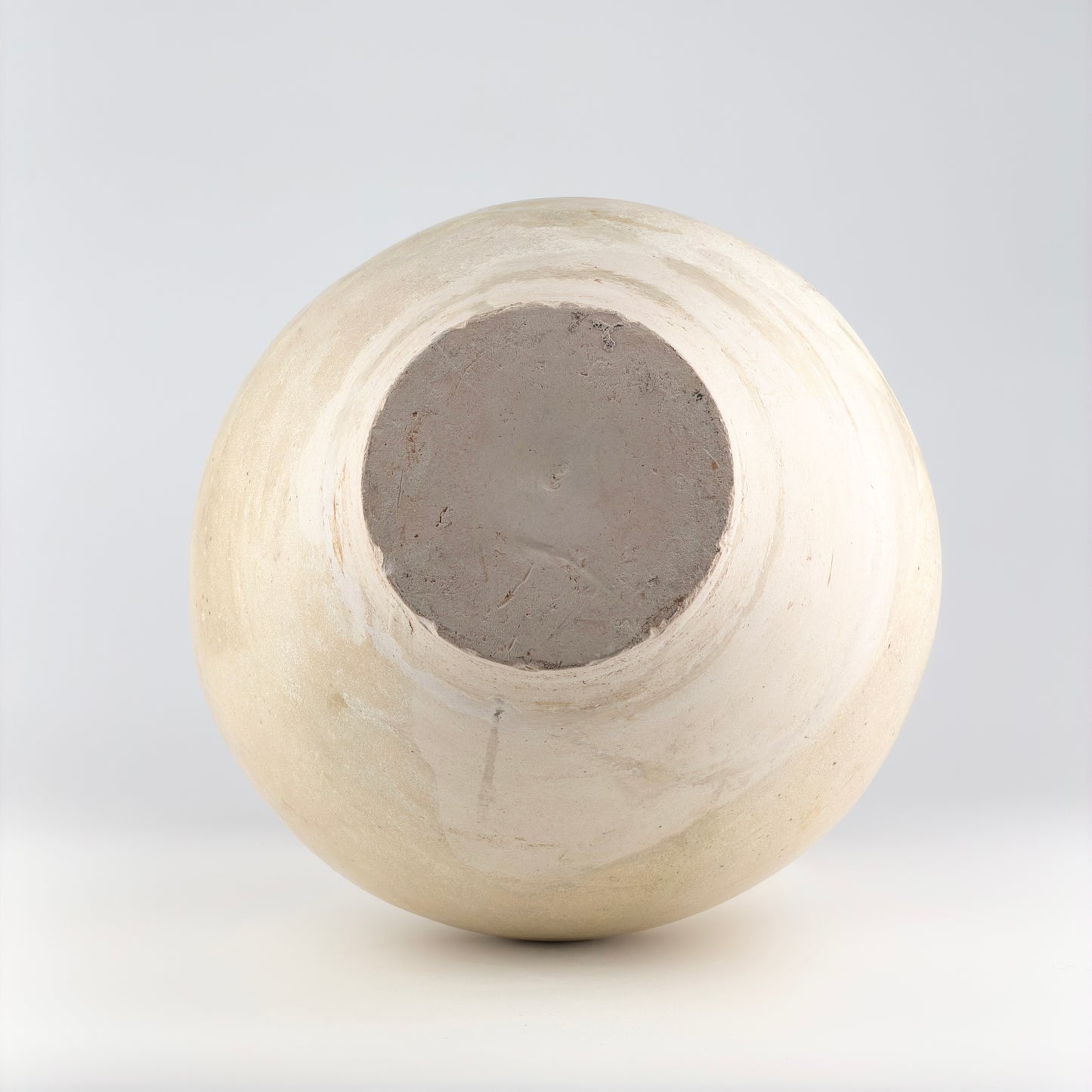 A Large and Rare Straw-Glazed Pottery Amphora, Tang Dynasty