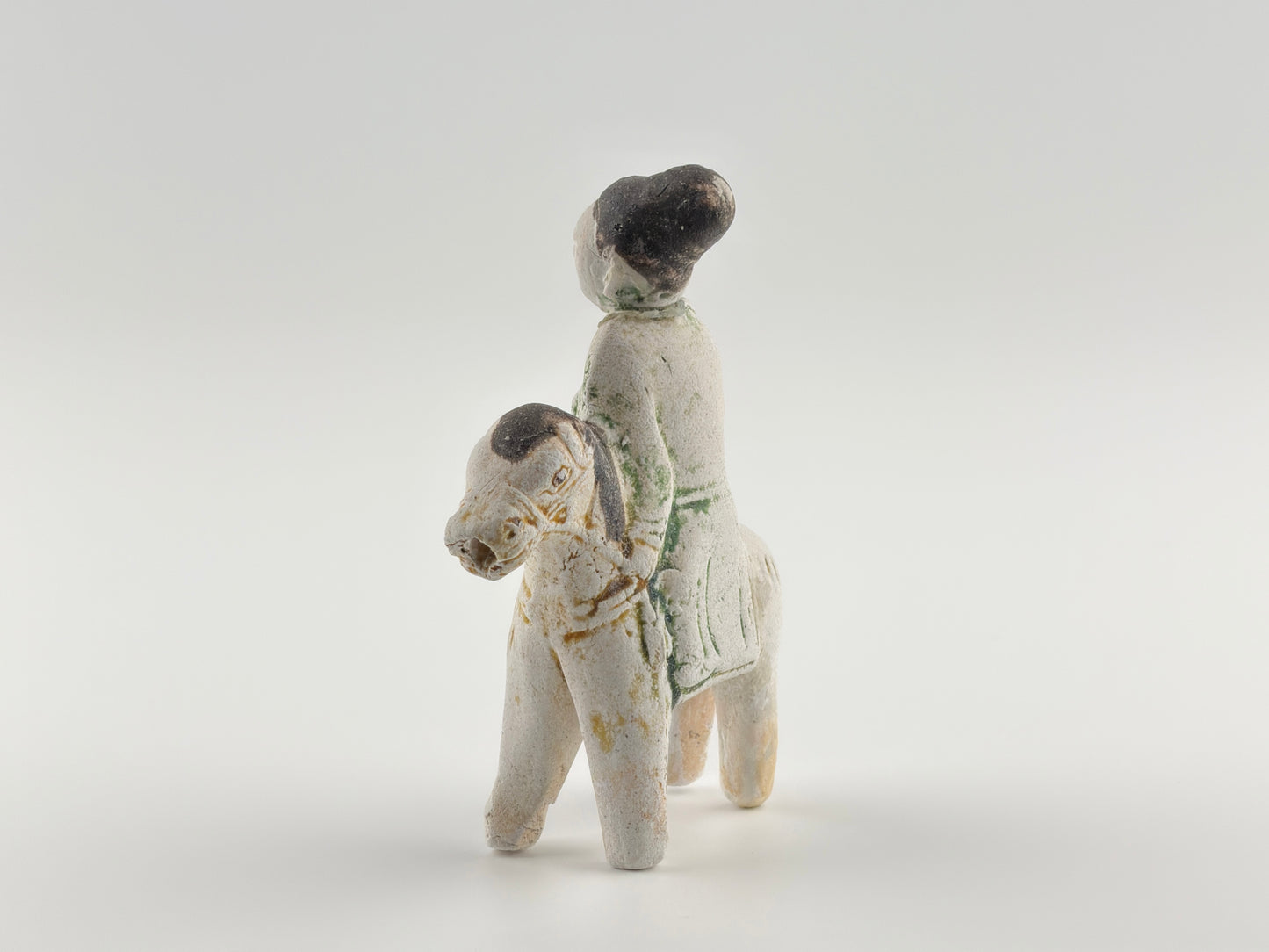 Horse and Rider Figurine c1725, Qing Dynasty, Yongzheng Reign