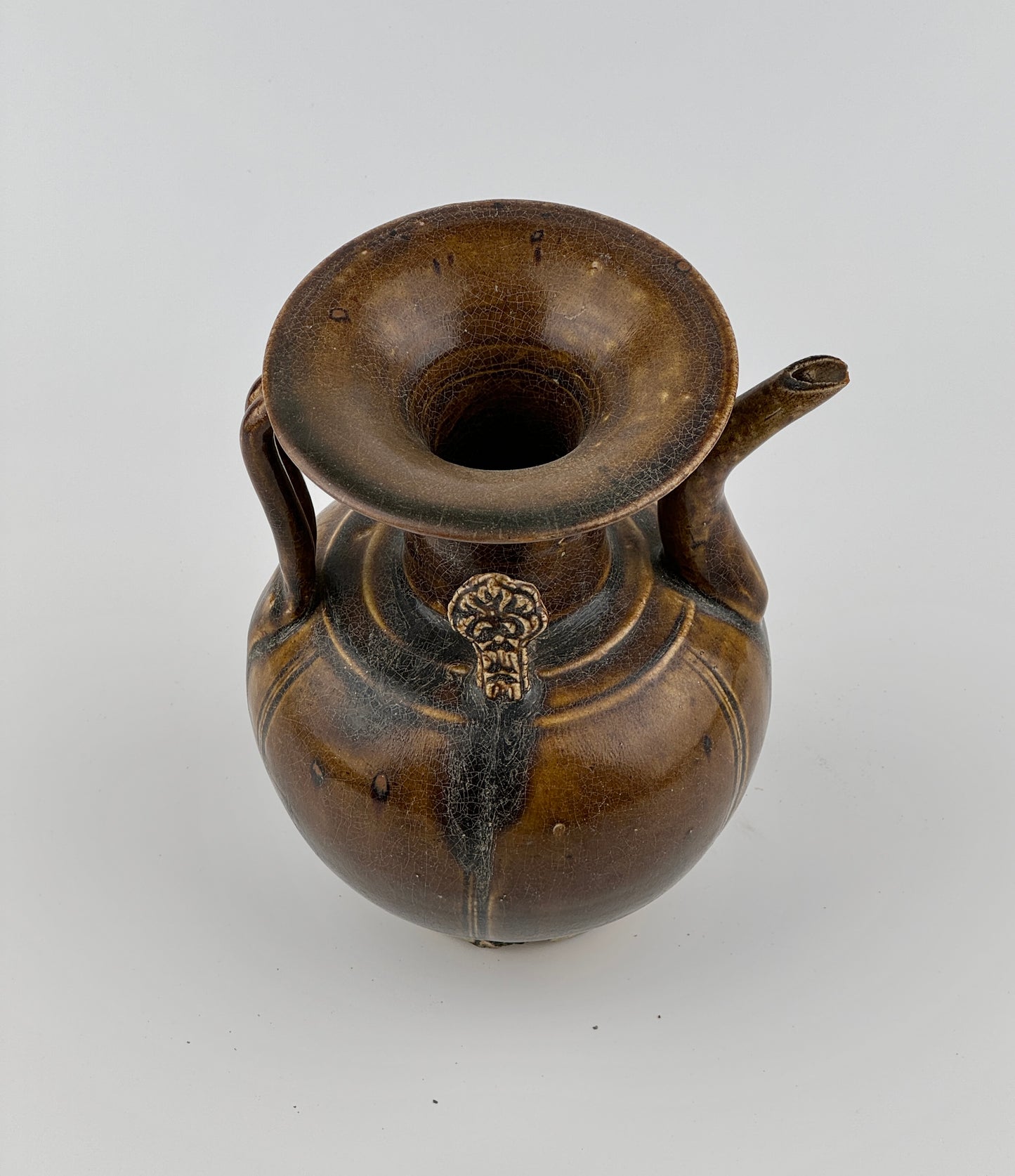 Brown Glazed Ceramic Ewer, Song Dynasty