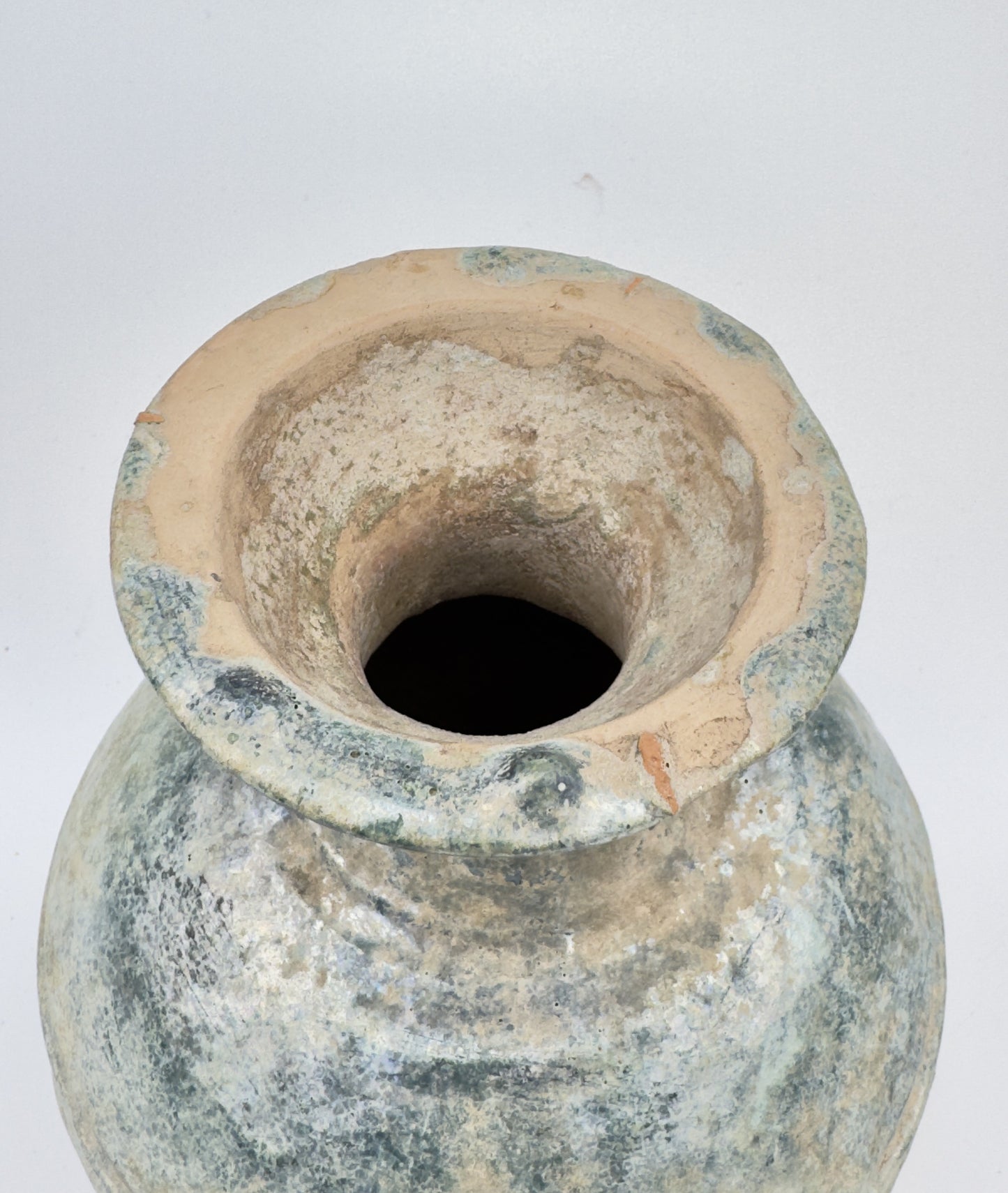 Hu Shape Green-Glazed Vase, Han Dynasty
