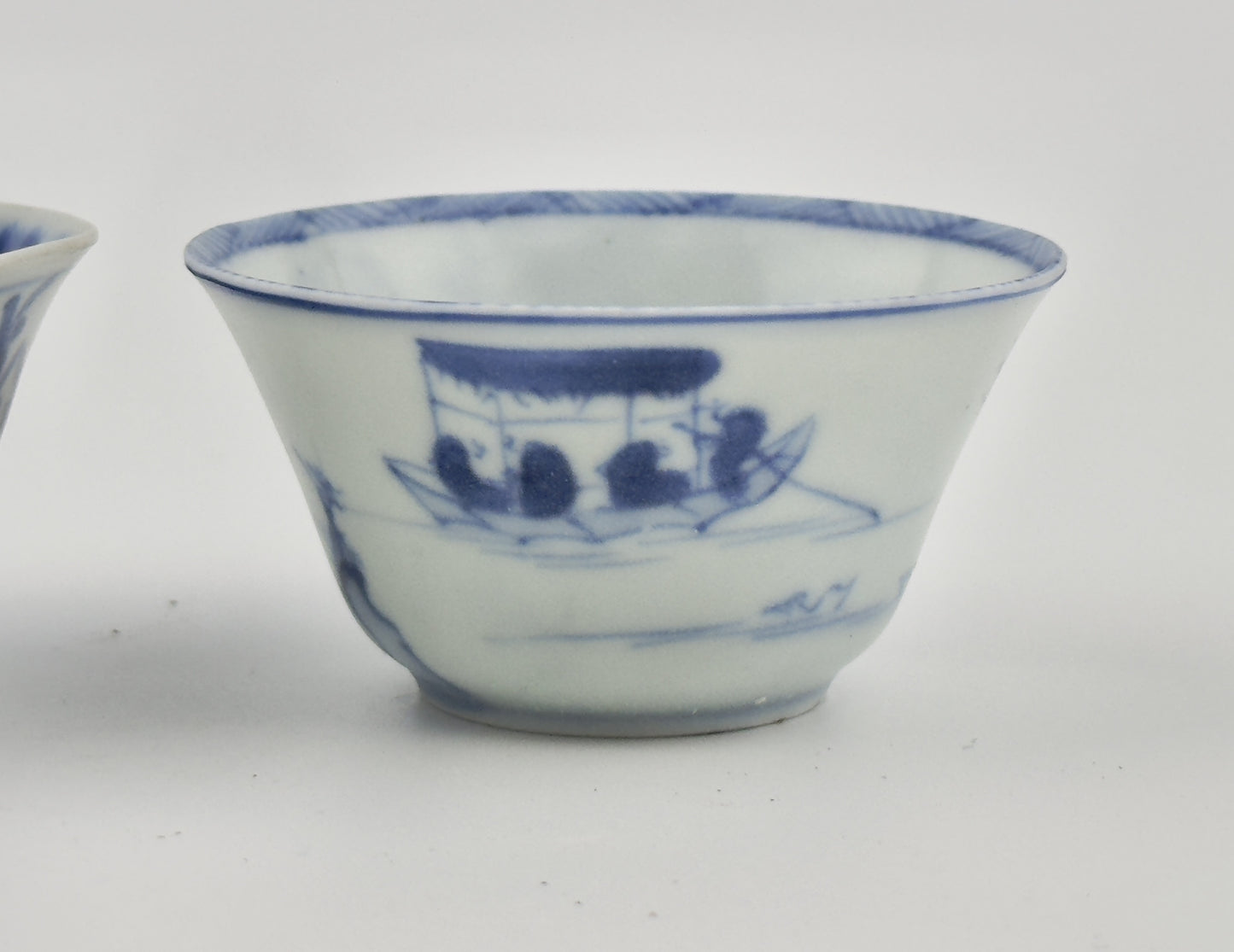 Three Chinoiserie Teabowl Set Circa 1725, Qing Dynasty, Yongzheng Reign