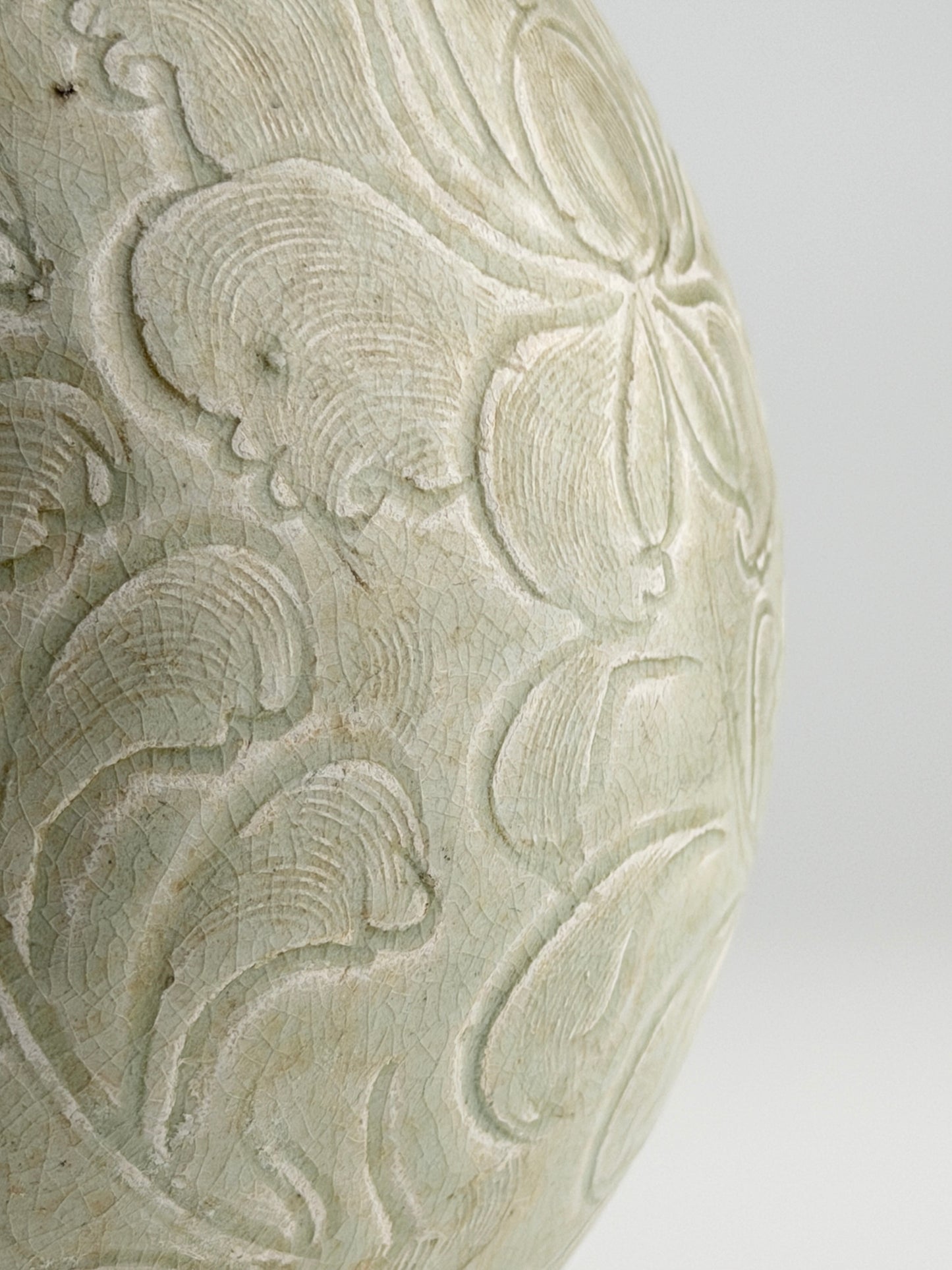 QINGBAI CARVED YUHUCHUNPING VASE PORCELAIN, SONG DYNASTY