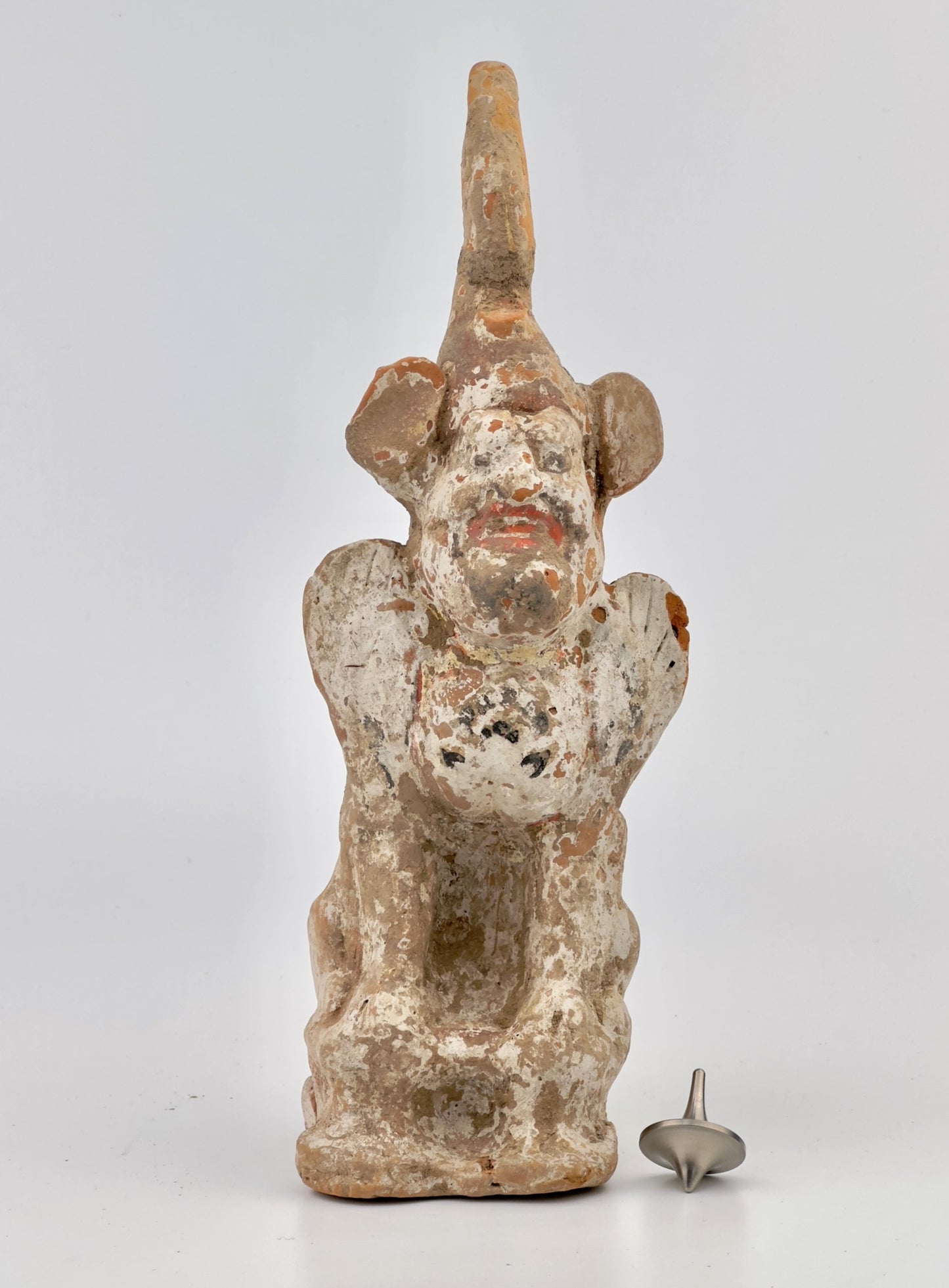 Guardian Pottery Figure, Northern Wei-Tang Dynasties