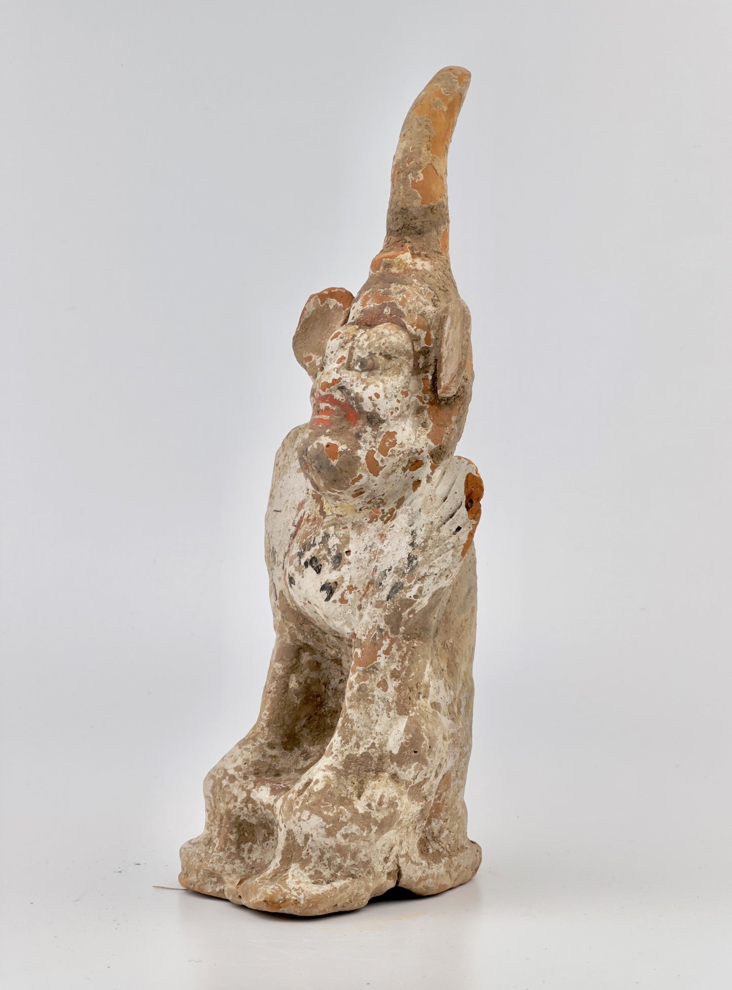 Guardian Pottery Figure, Northern Wei-Tang Dynasties