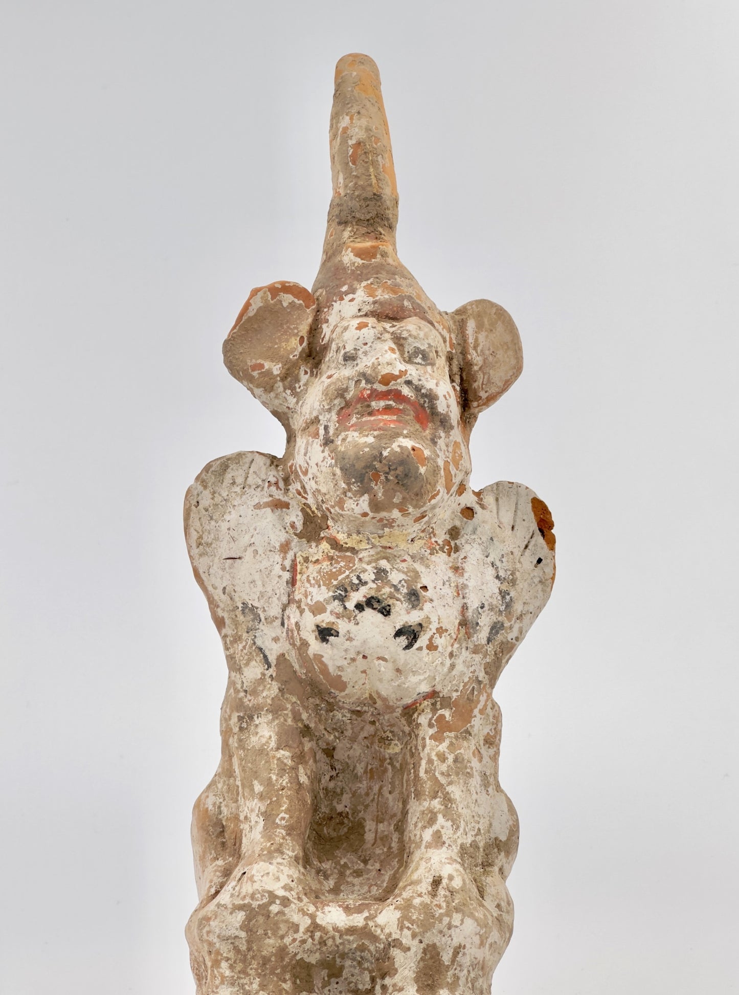 Guardian Pottery Figure, Northern Wei-Tang Dynasties