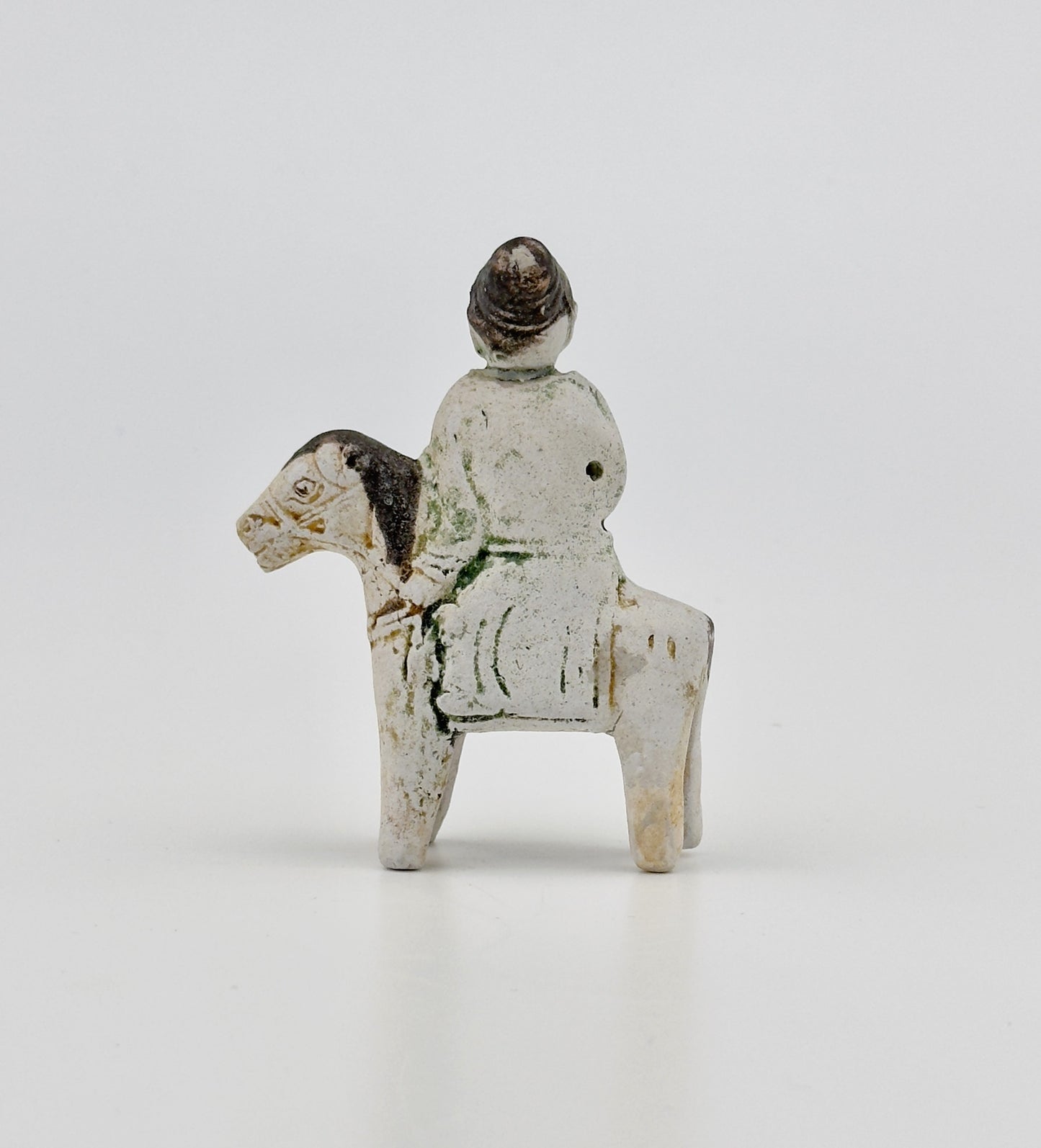 Horse and Rider Figurine c1725, Qing Dynasty, Yongzheng Reign