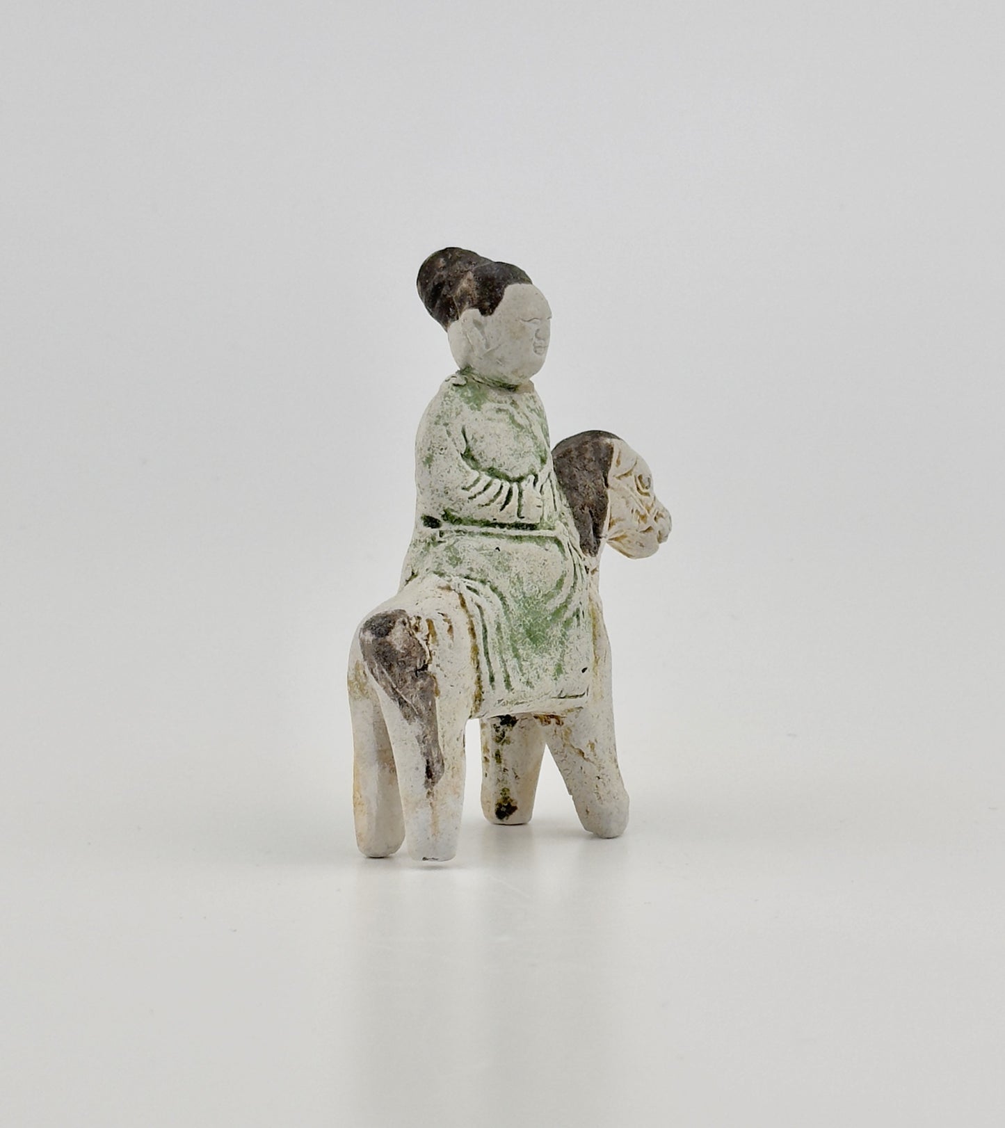 Horse and Rider Figurine c1725, Qing Dynasty, Yongzheng Reign