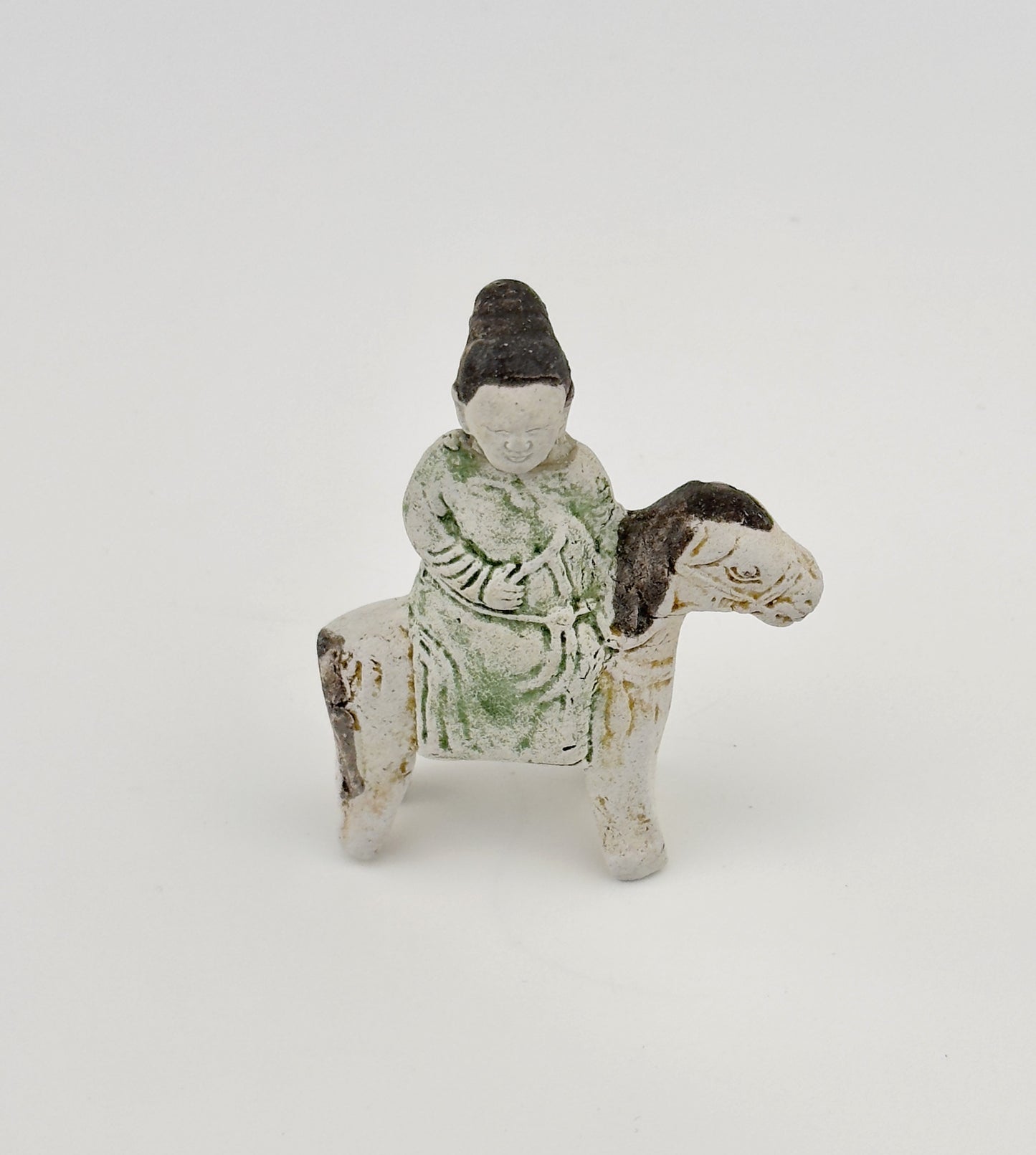 Horse and Rider Figurine c1725, Qing Dynasty, Yongzheng Reign