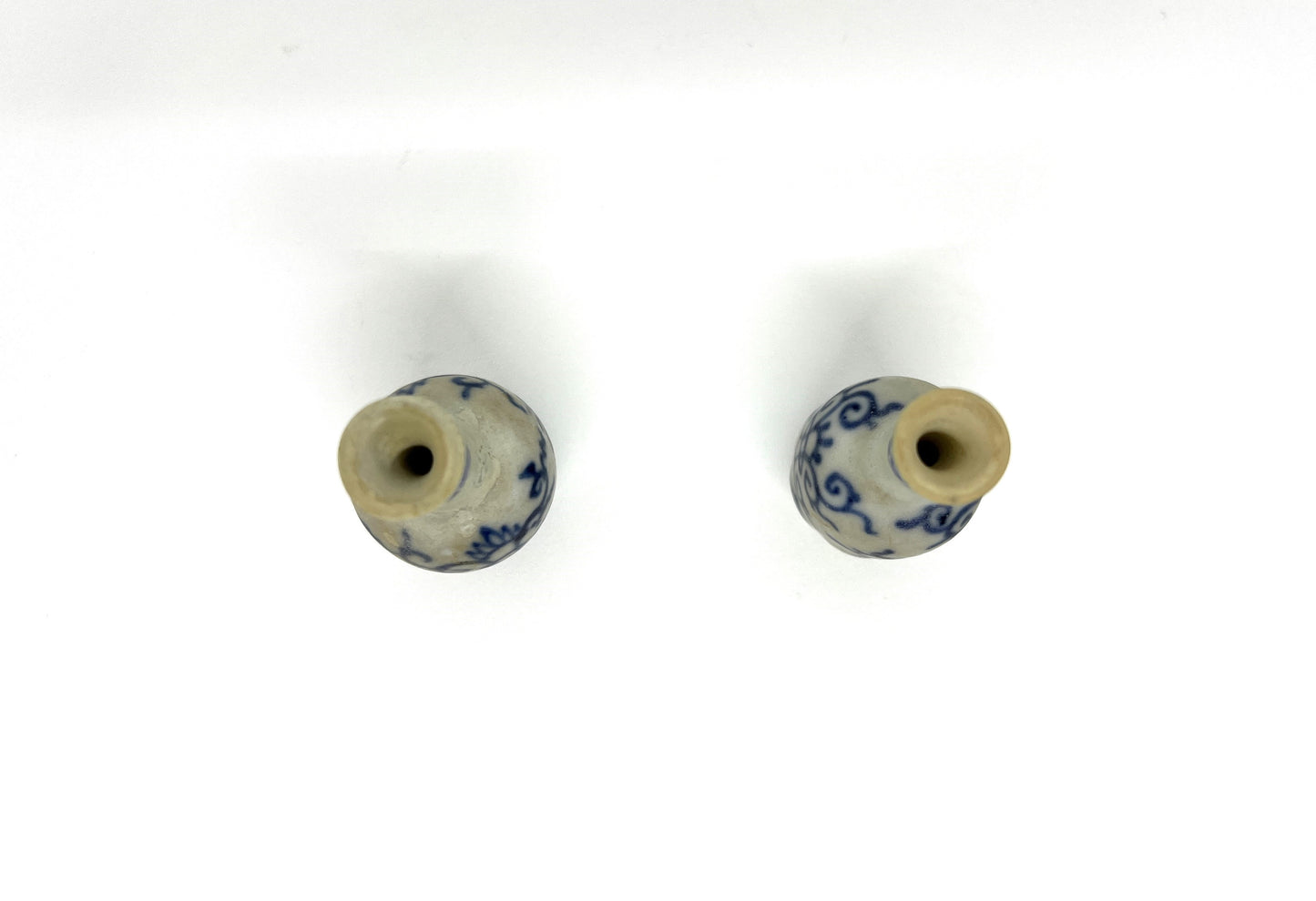 Two Blue and White Miniature Vases, C 1725, Qing Dynasty, Yongzheng Era