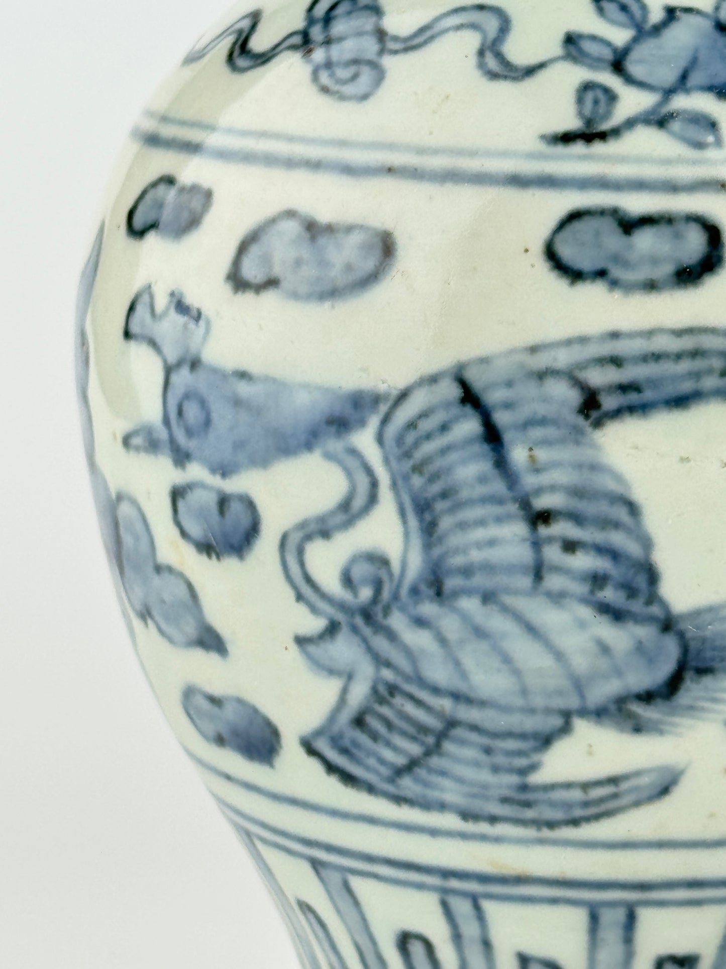 Blue and White Jars with Phoenix amid Clouds, Mid-Late Ming Dynasty