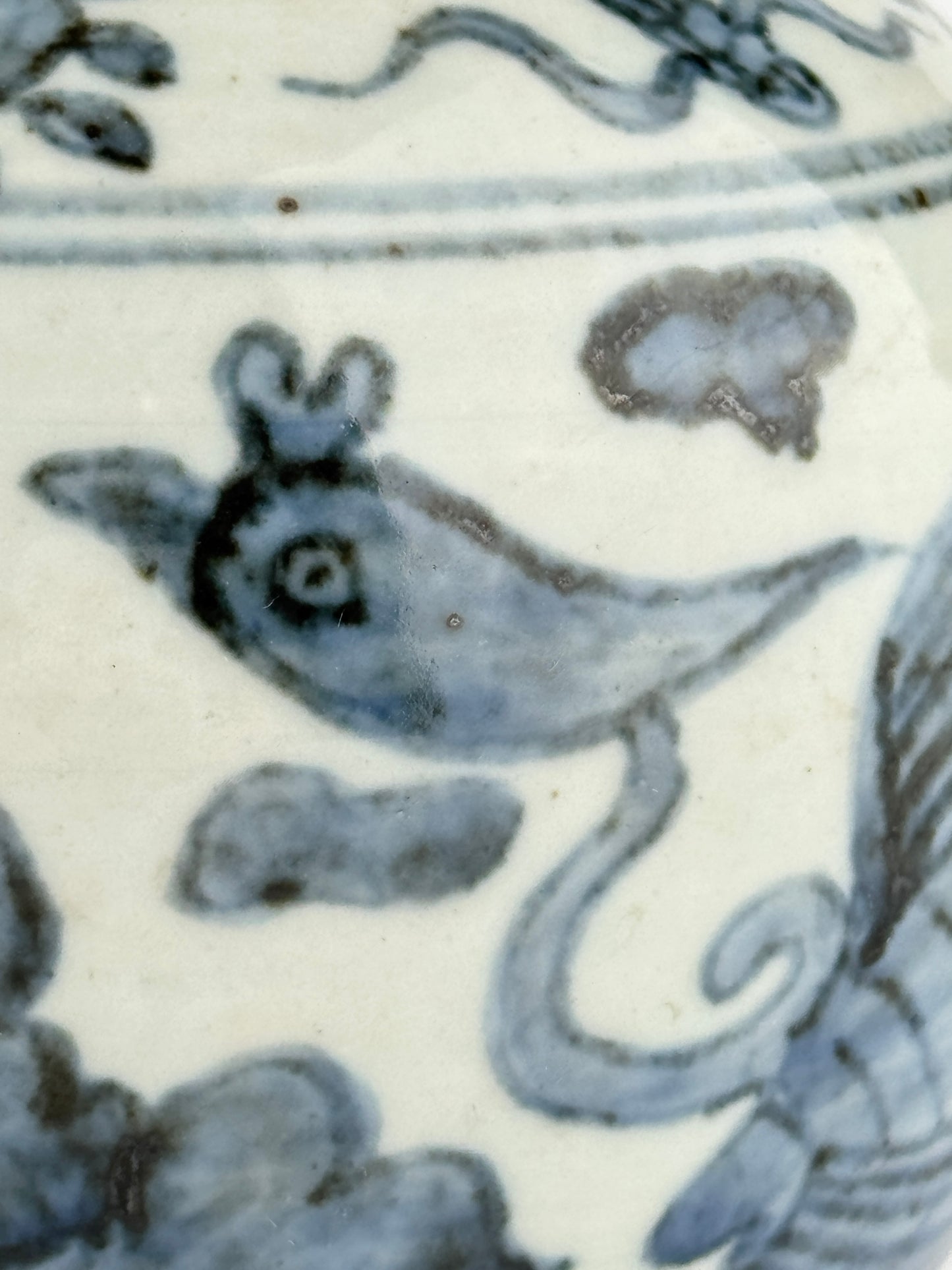 Blue and White Jars with Phoenix amid Clouds, Mid-Late Ming Dynasty