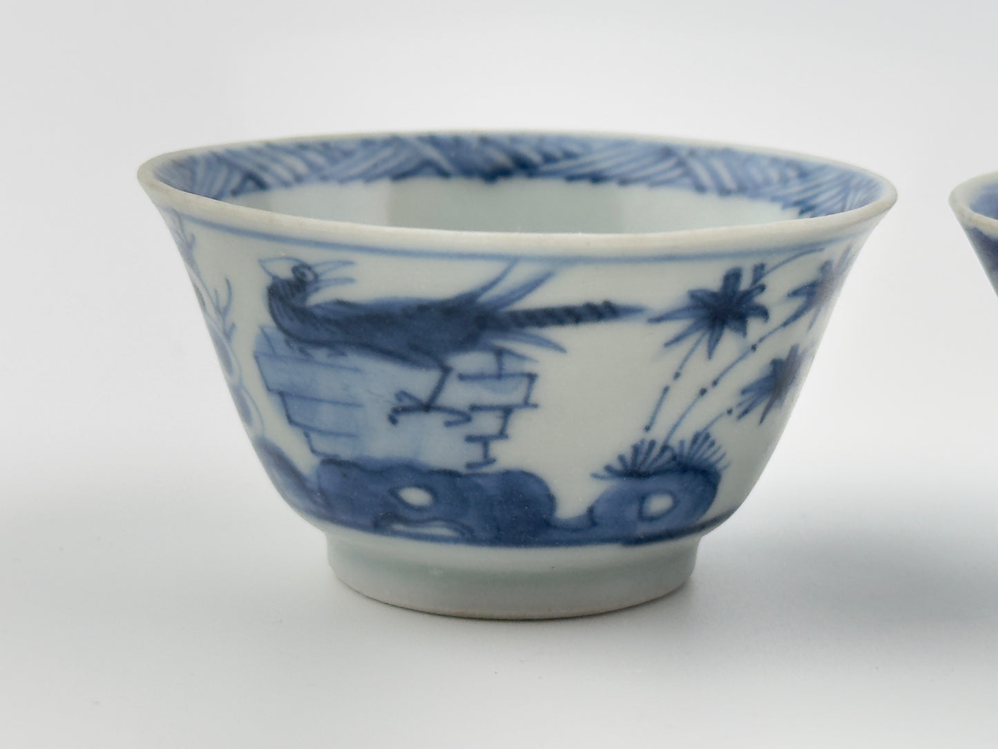 Three Ca Mau Ship Teabowl Set Circa 1725, Qing Dynasty, Yongzheng Era