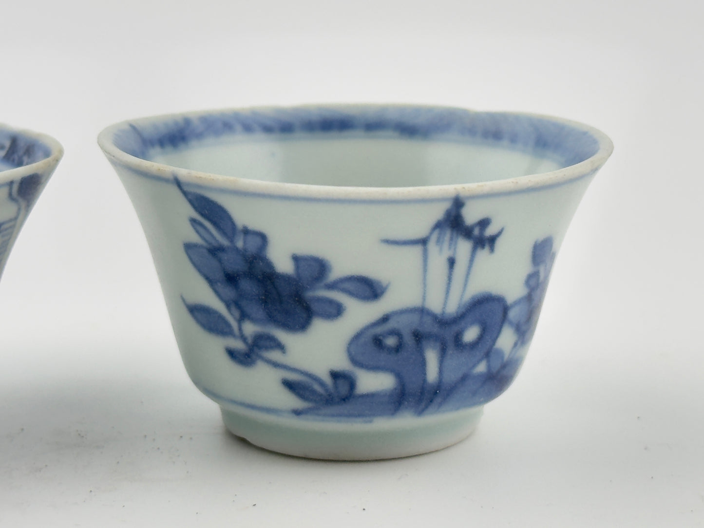 Three Ca Mau Ship Teabowl Set Circa 1725, Qing Dynasty, Yongzheng Era