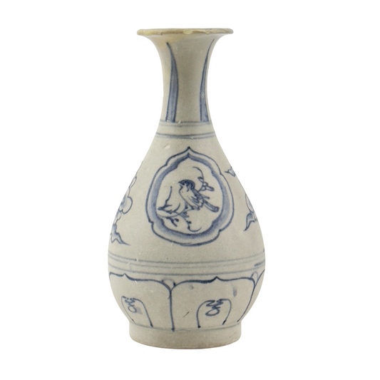 ANNAMESE STONEWARE VASE WITH UNDERGLAZE BLUE, HOI AN HOARD, LATE 15TH CENTURY