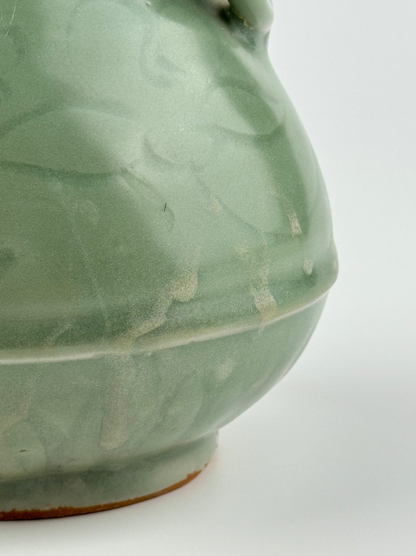 Carved Longquan Celadon Vase, Yuan-Ming Dynasty