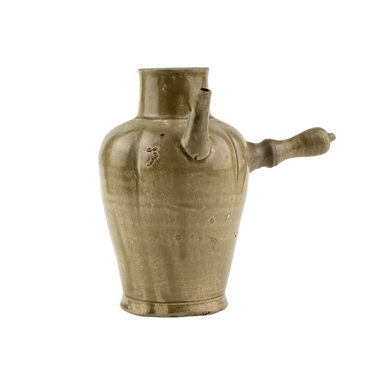 Celadon Ewer with Straight Handle, Tang to Northern Song Dynasty