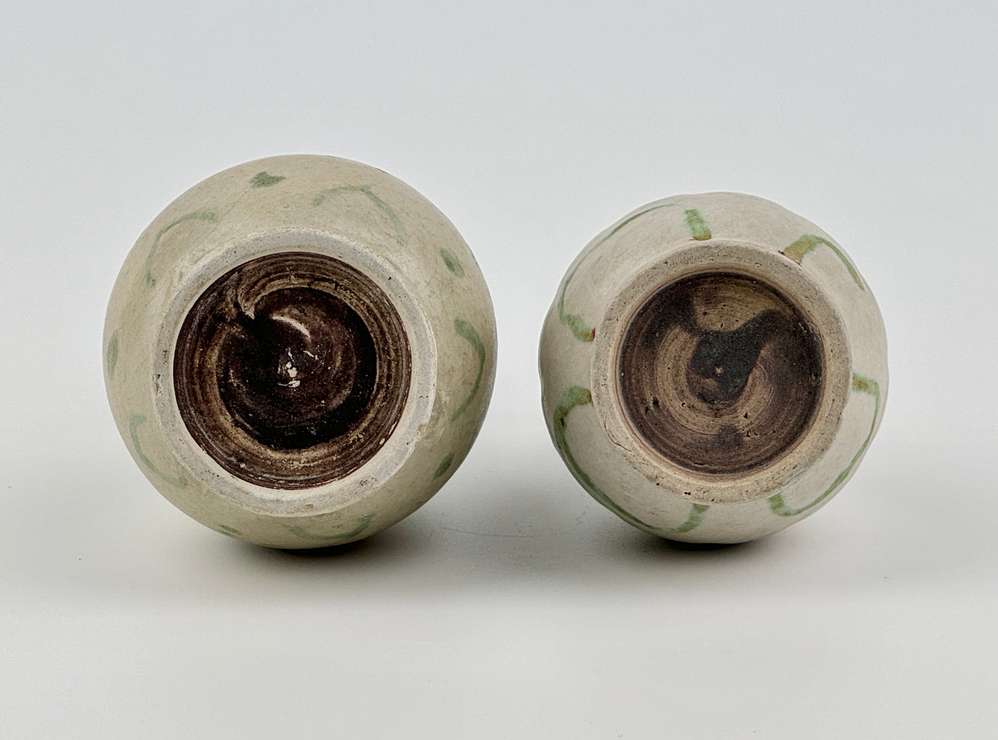 Two Annamese Small Yuhuchunping, 15th century, Le Dynasty